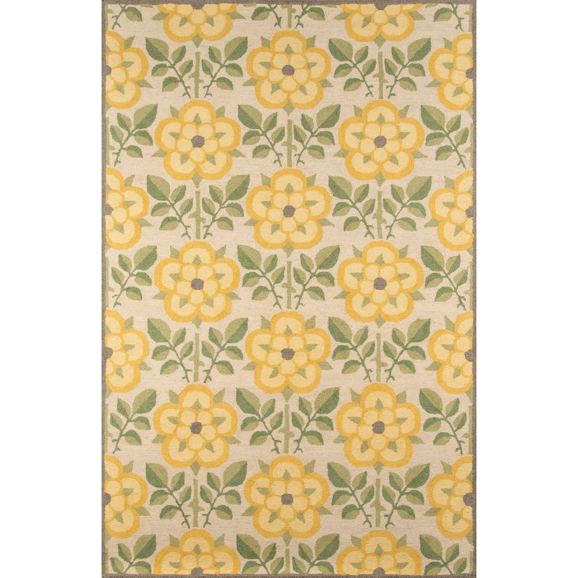 Momeni Newport Hand Tufted Wool Contemporary Floral Area Rug