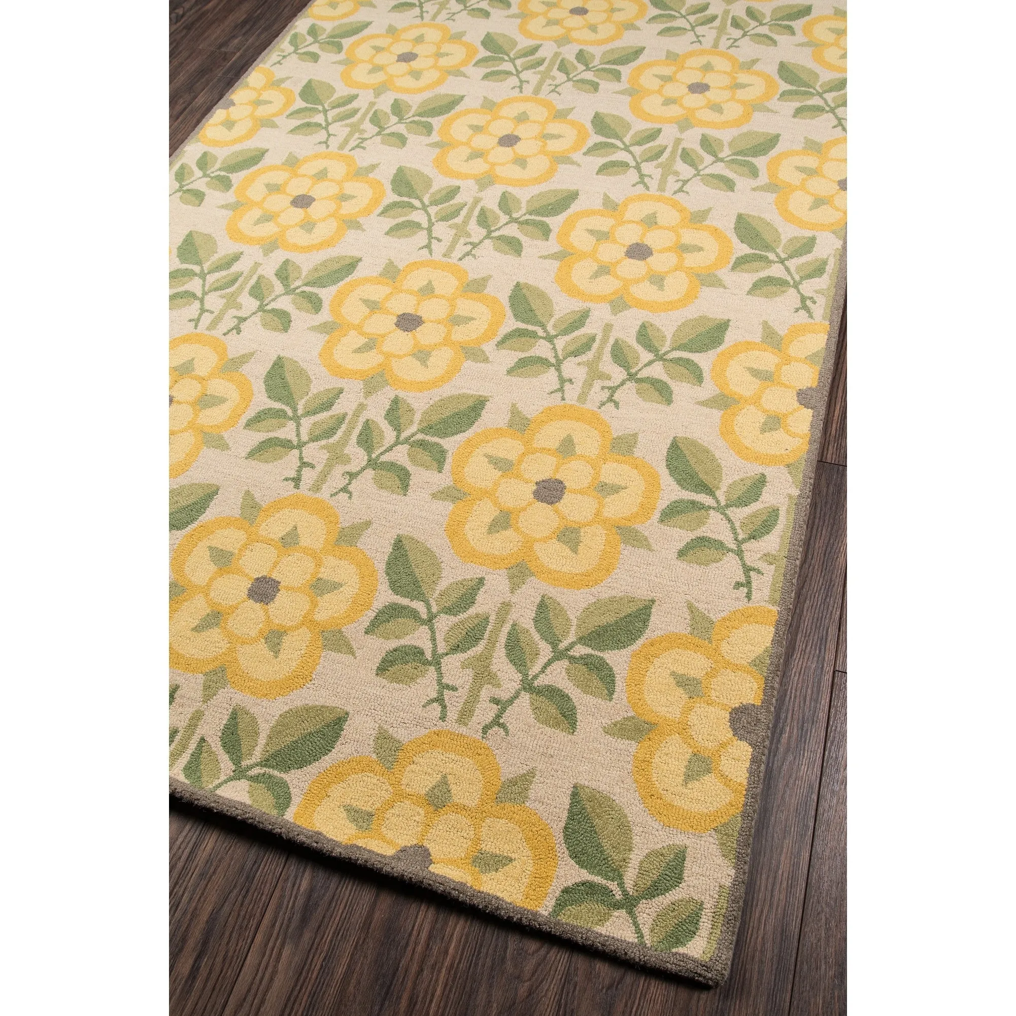 Momeni Newport Hand Tufted Wool Contemporary Floral Area Rug