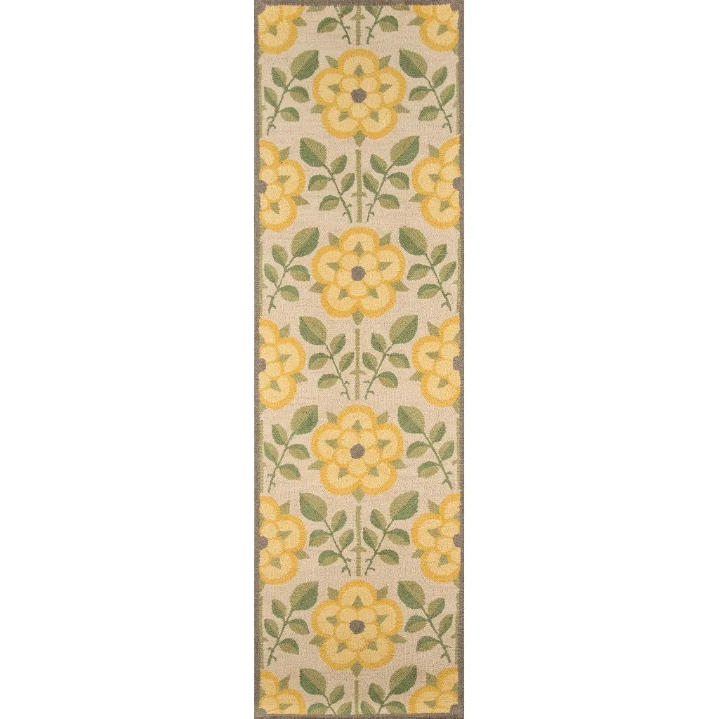 Momeni Newport Hand Tufted Wool Contemporary Floral Area Rug