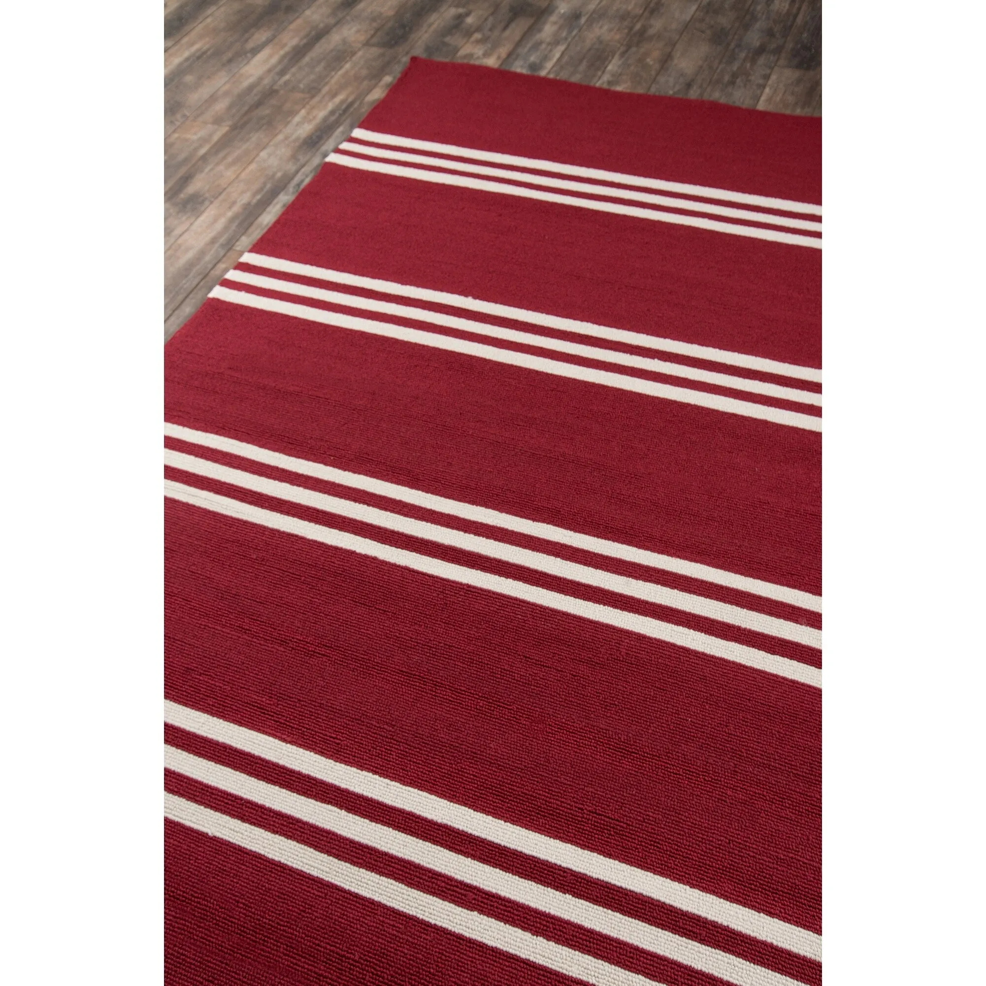 Momeni Veranda Hand Hooked Contemporary Striped Indoor Outdoor Rug