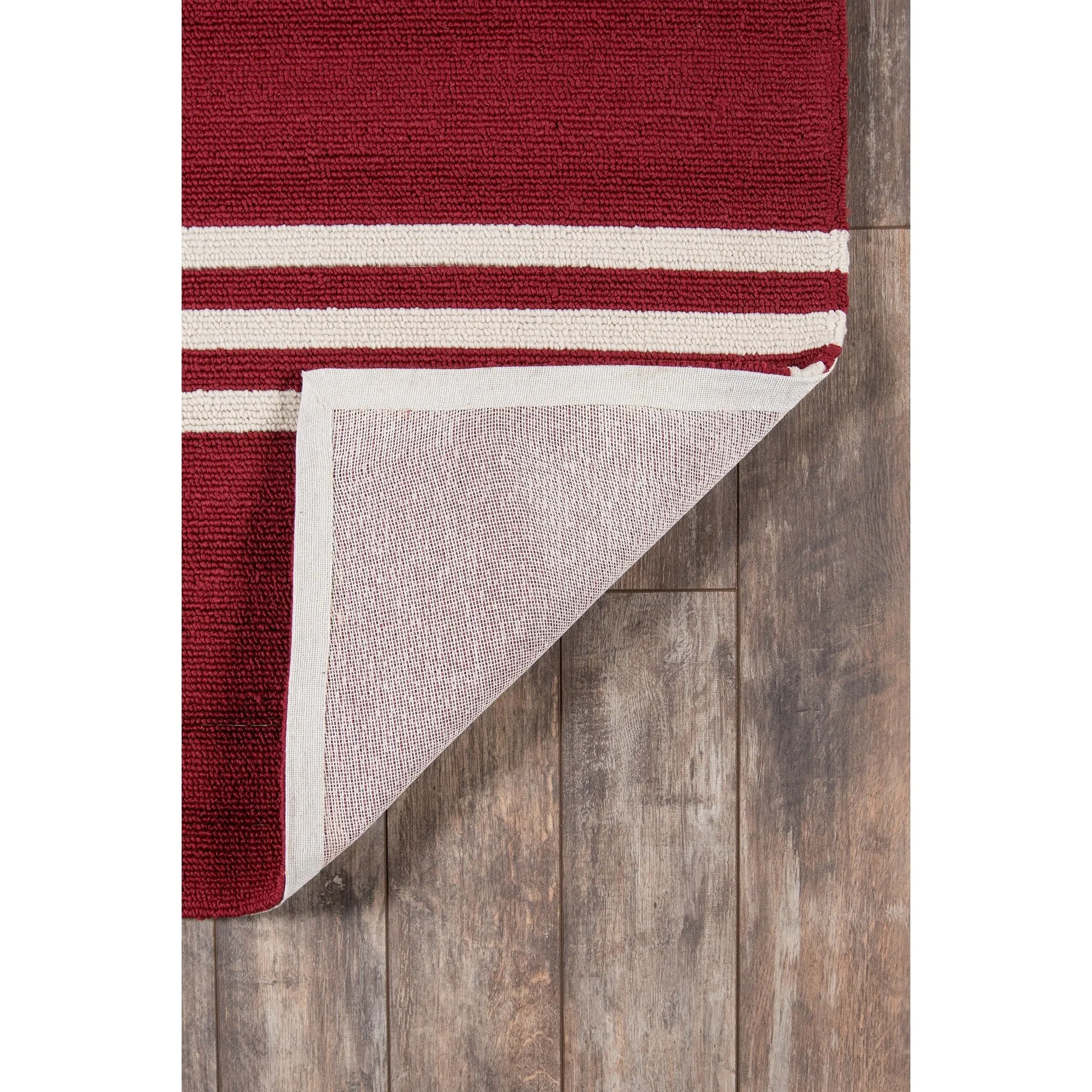 Momeni Veranda Hand Hooked Contemporary Striped Indoor Outdoor Rug