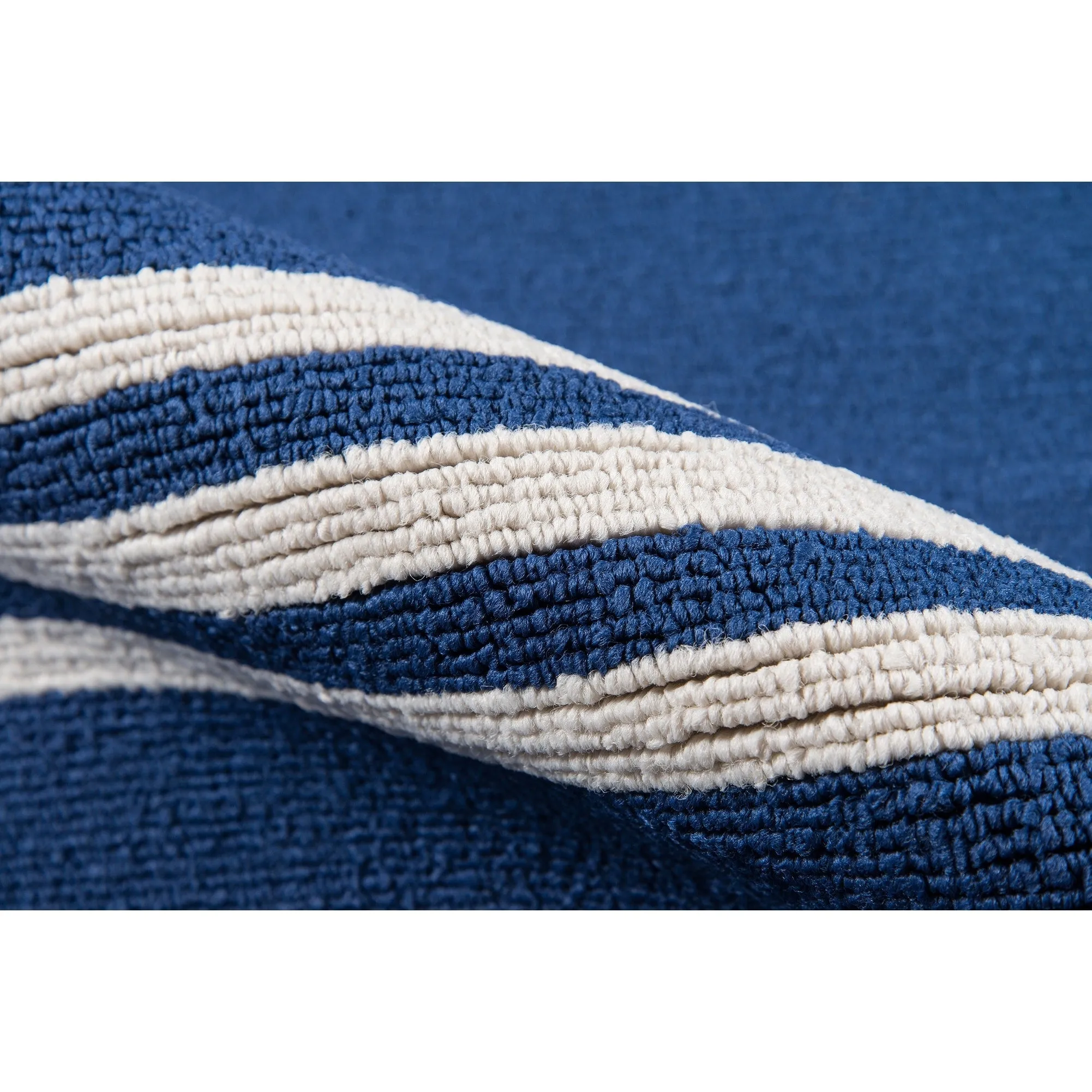 Momeni Veranda Hand Hooked Contemporary Striped Indoor Outdoor Rug
