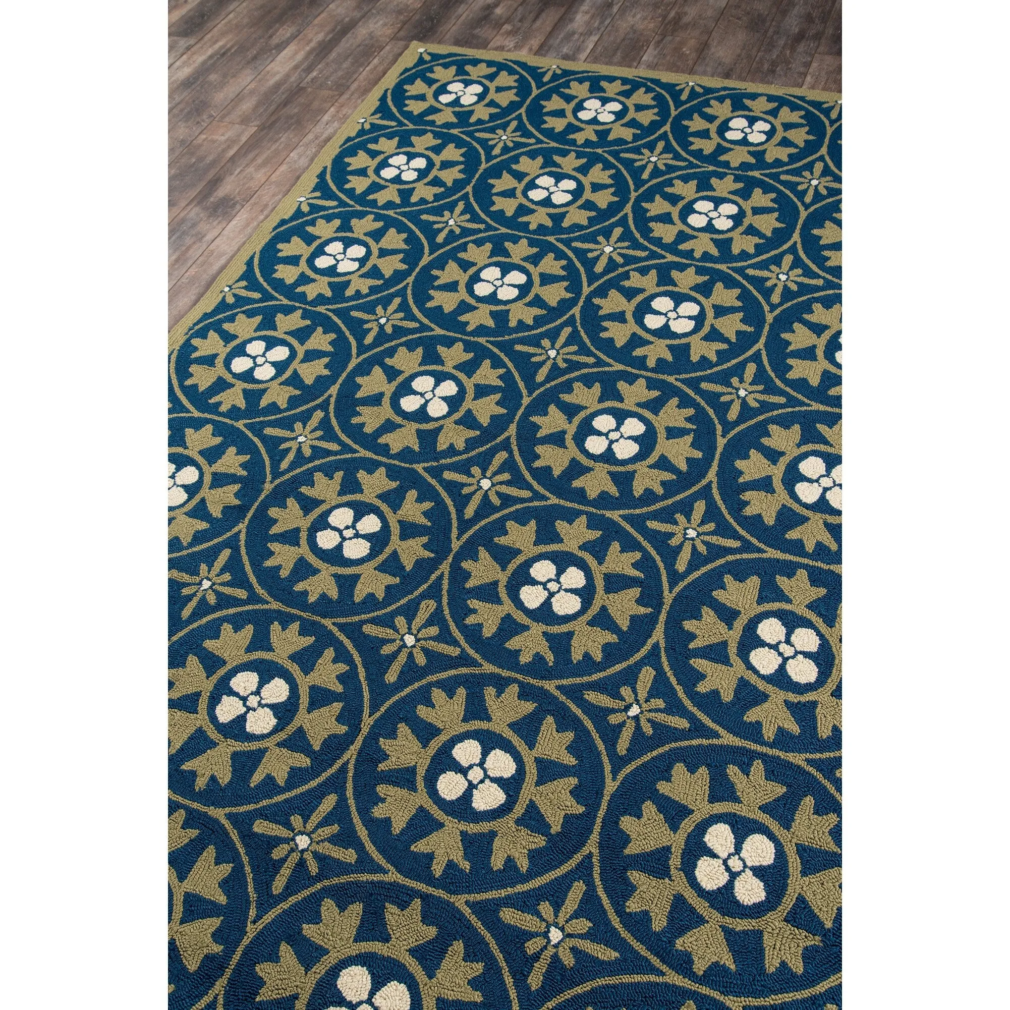 Momeni Veranda Hand Hooked Geometric Indoor Outdoor Rug