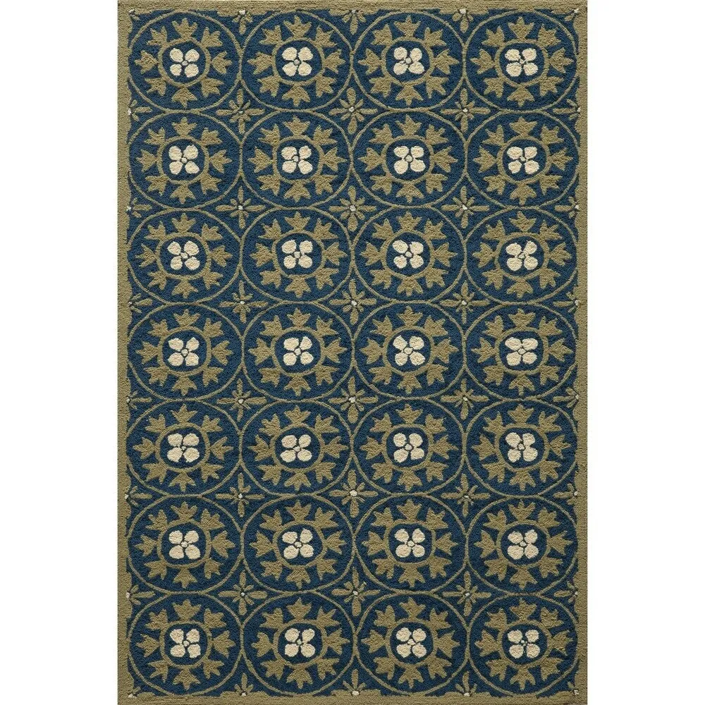 Momeni Veranda Hand Hooked Geometric Indoor Outdoor Rug