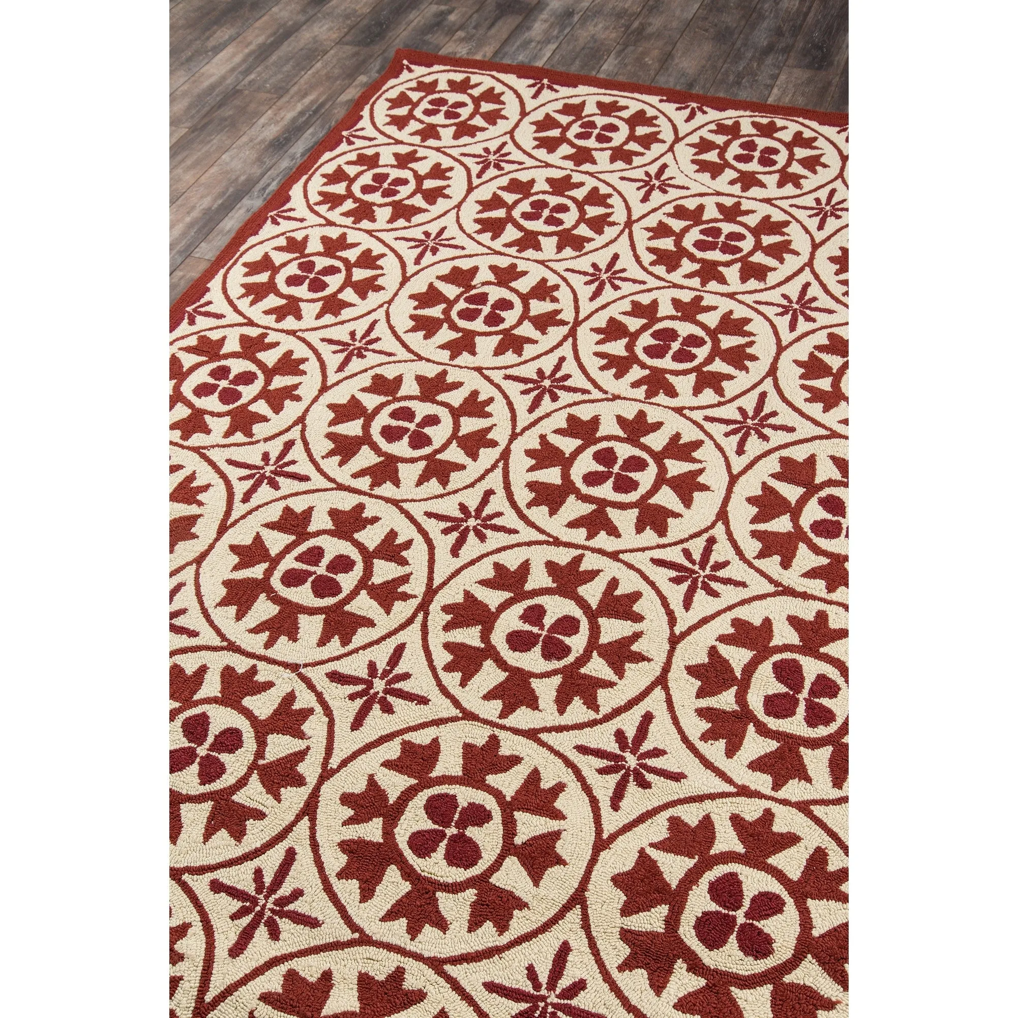 Momeni Veranda Hand Hooked Geometric Indoor Outdoor Rug