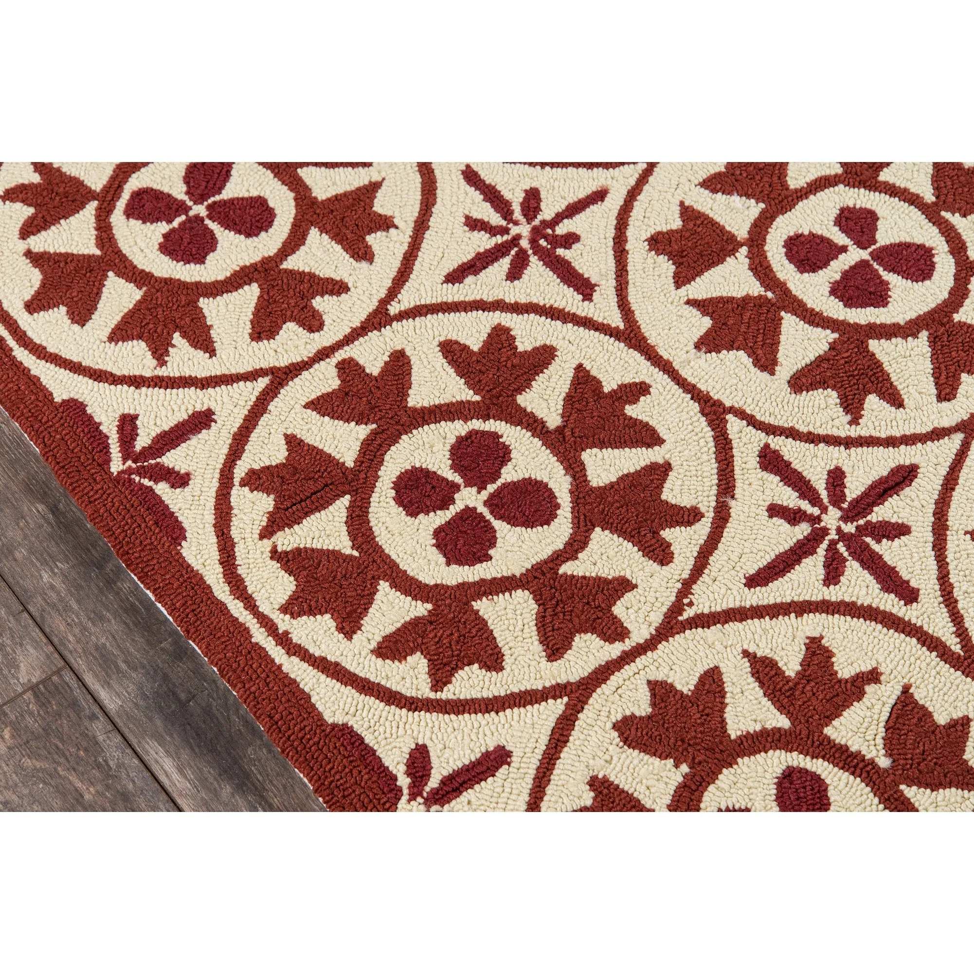 Momeni Veranda Hand Hooked Geometric Indoor Outdoor Rug