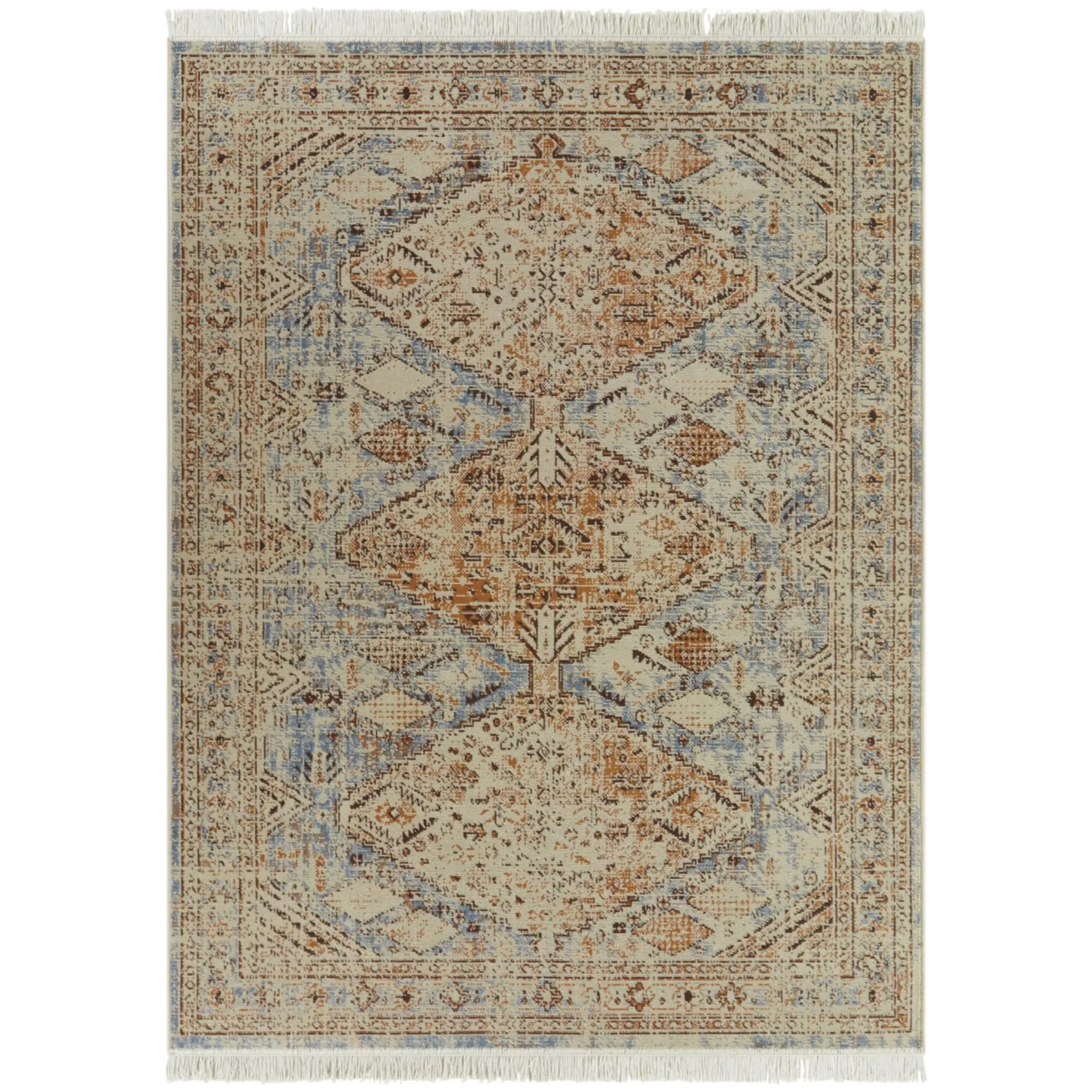 Mona Vintage Medallion Recycled Area Rug