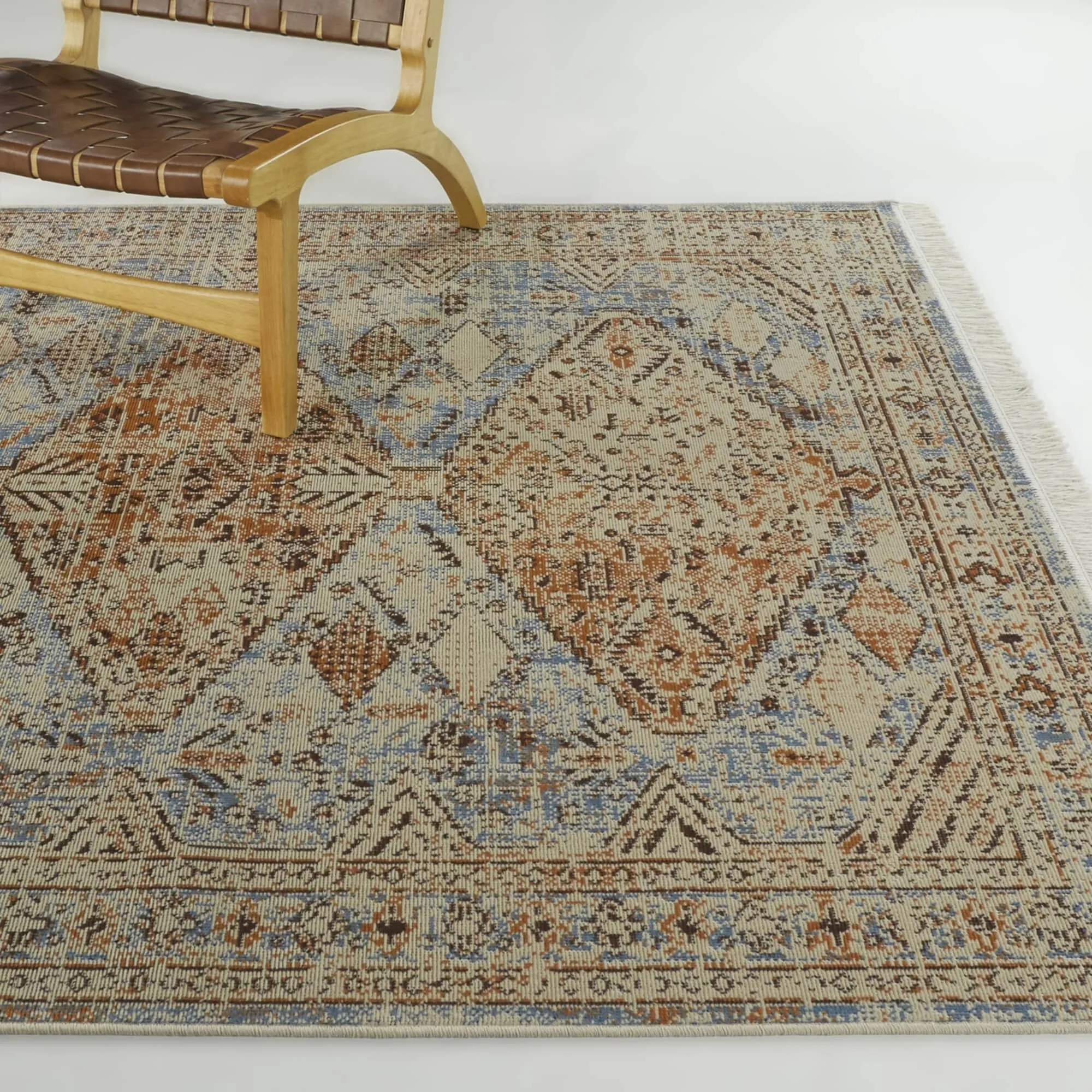 Mona Vintage Medallion Recycled Area Rug