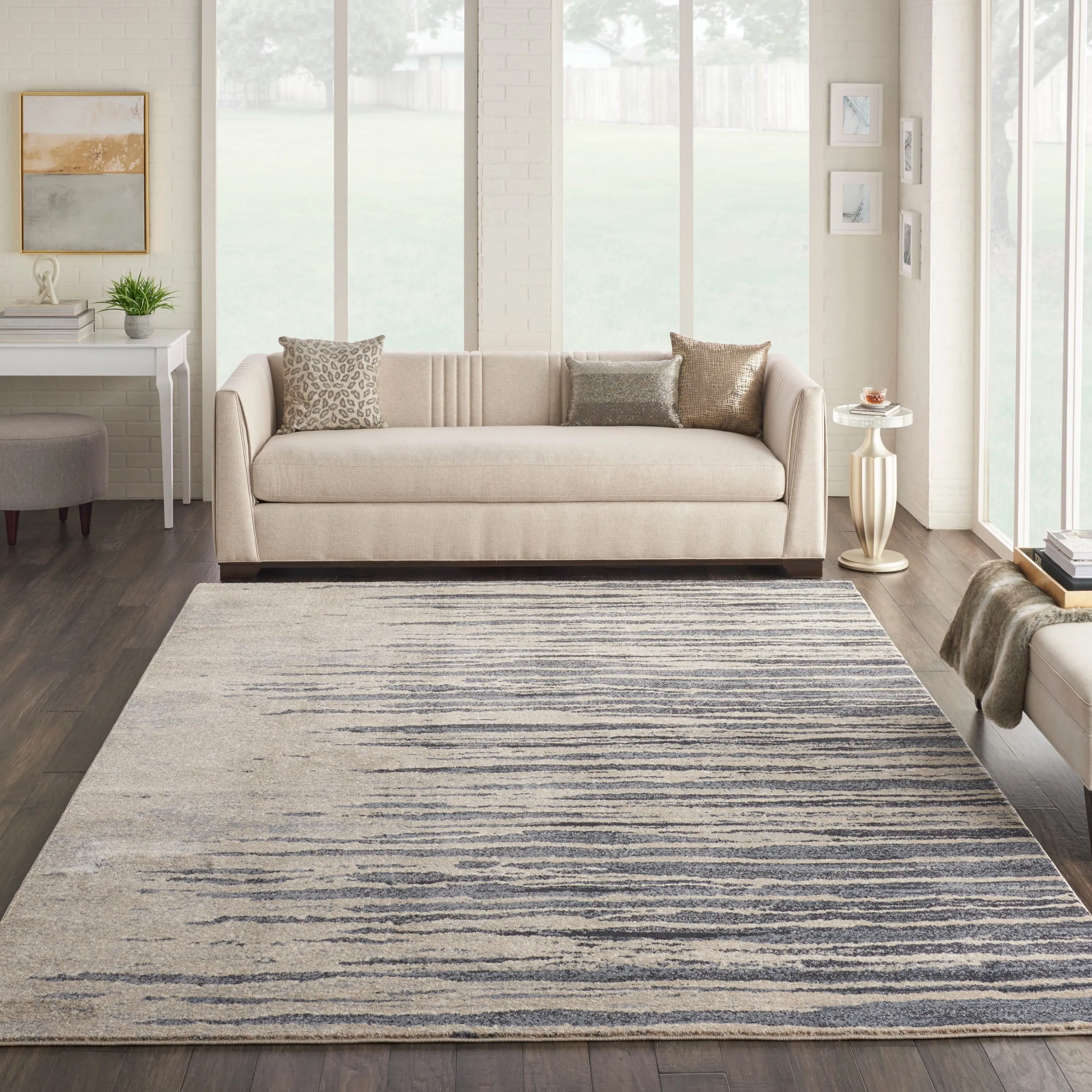 Moroccan Celebration Abstract Modern Area Rug