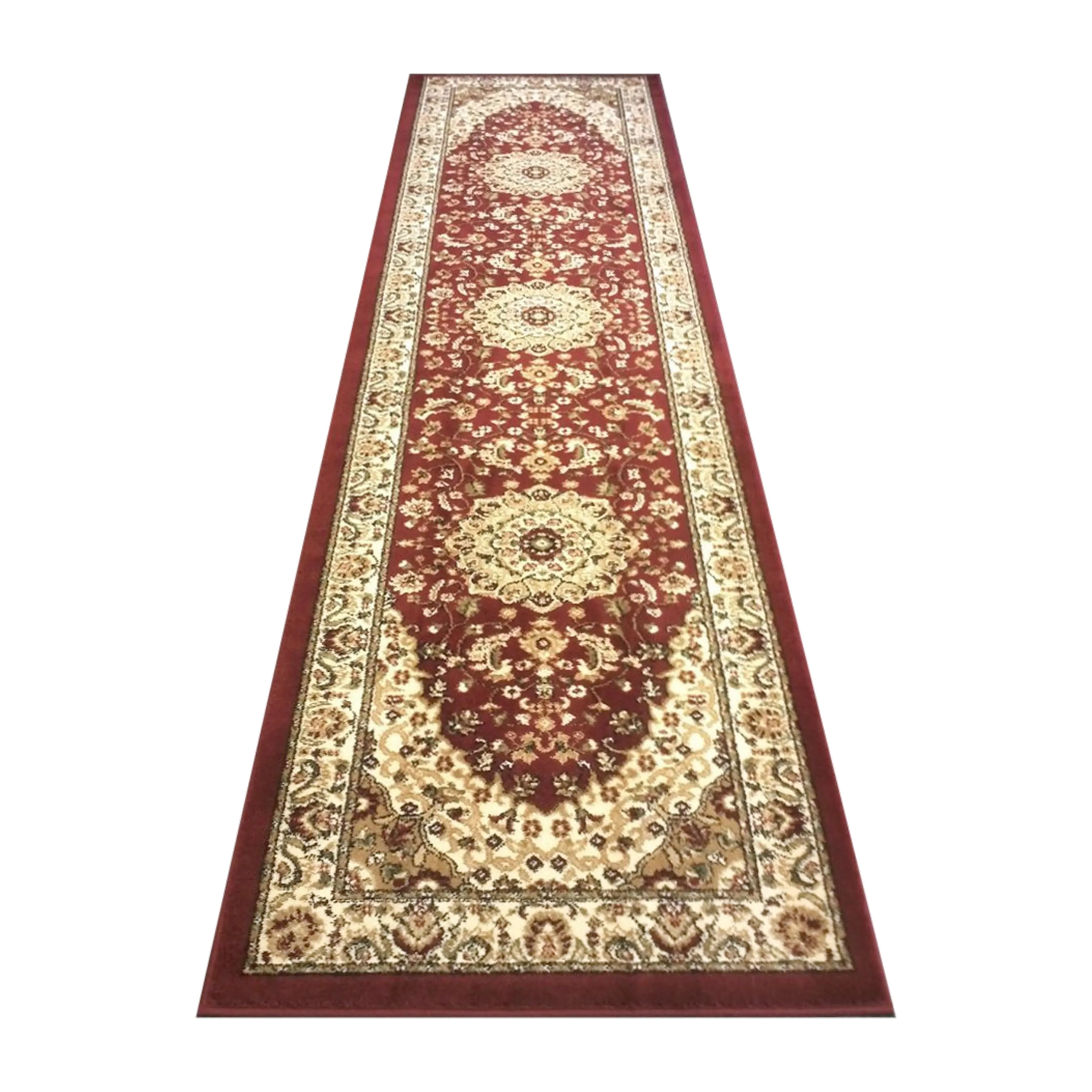 Multipurpose Persian Style Olefin Medallion Motif Area Rug