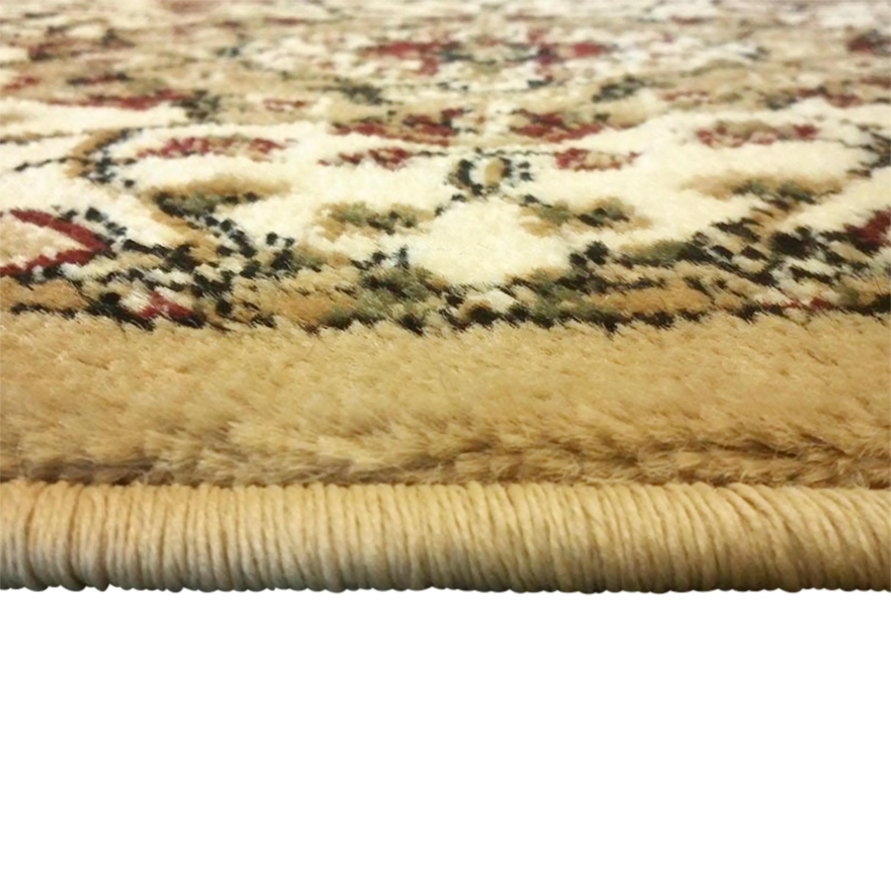 Multipurpose Persian Style Olefin Medallion Motif Area Rug