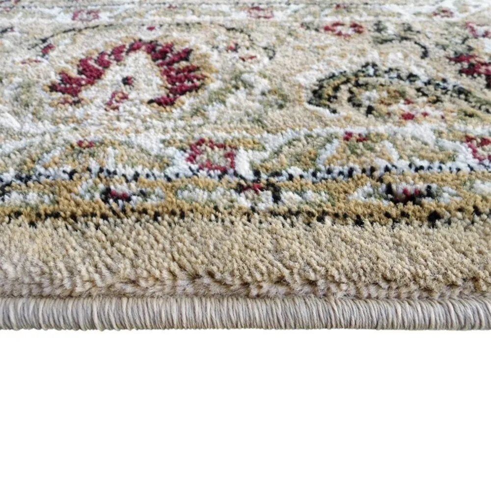 Multipurpose Persian Style Olefin Medallion Motif Area Rug