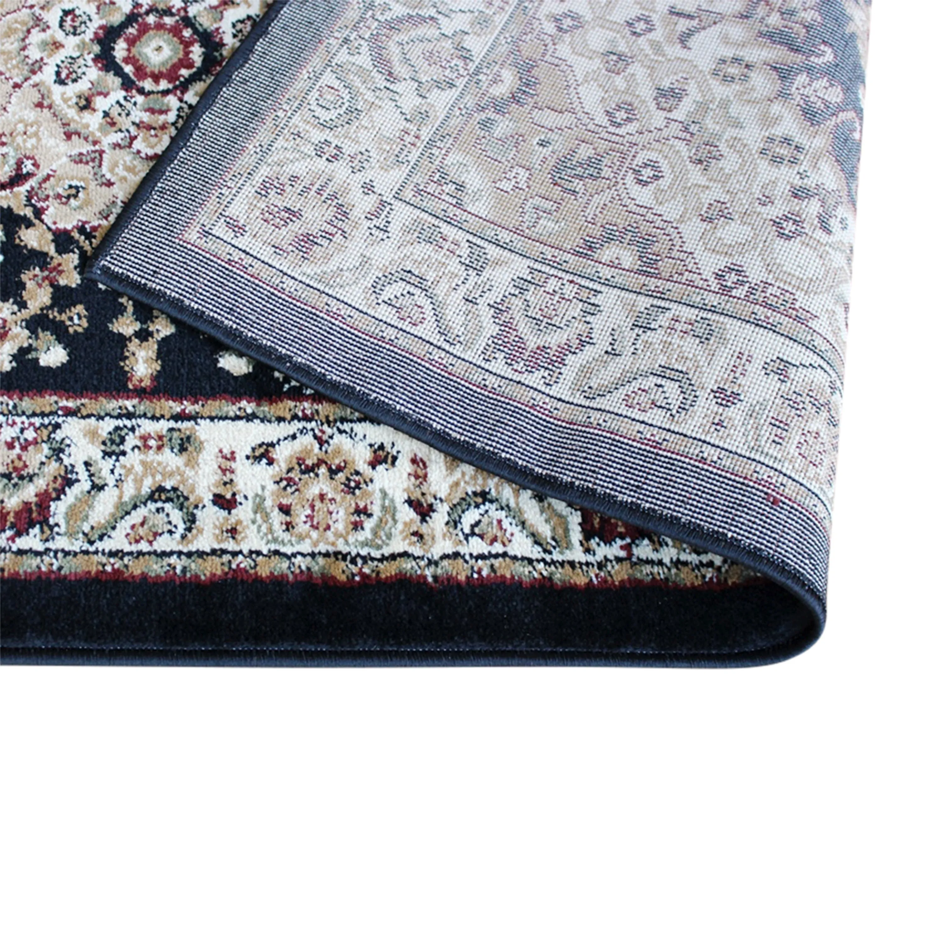 Multipurpose Persian Style Olefin Medallion Motif Area Rug