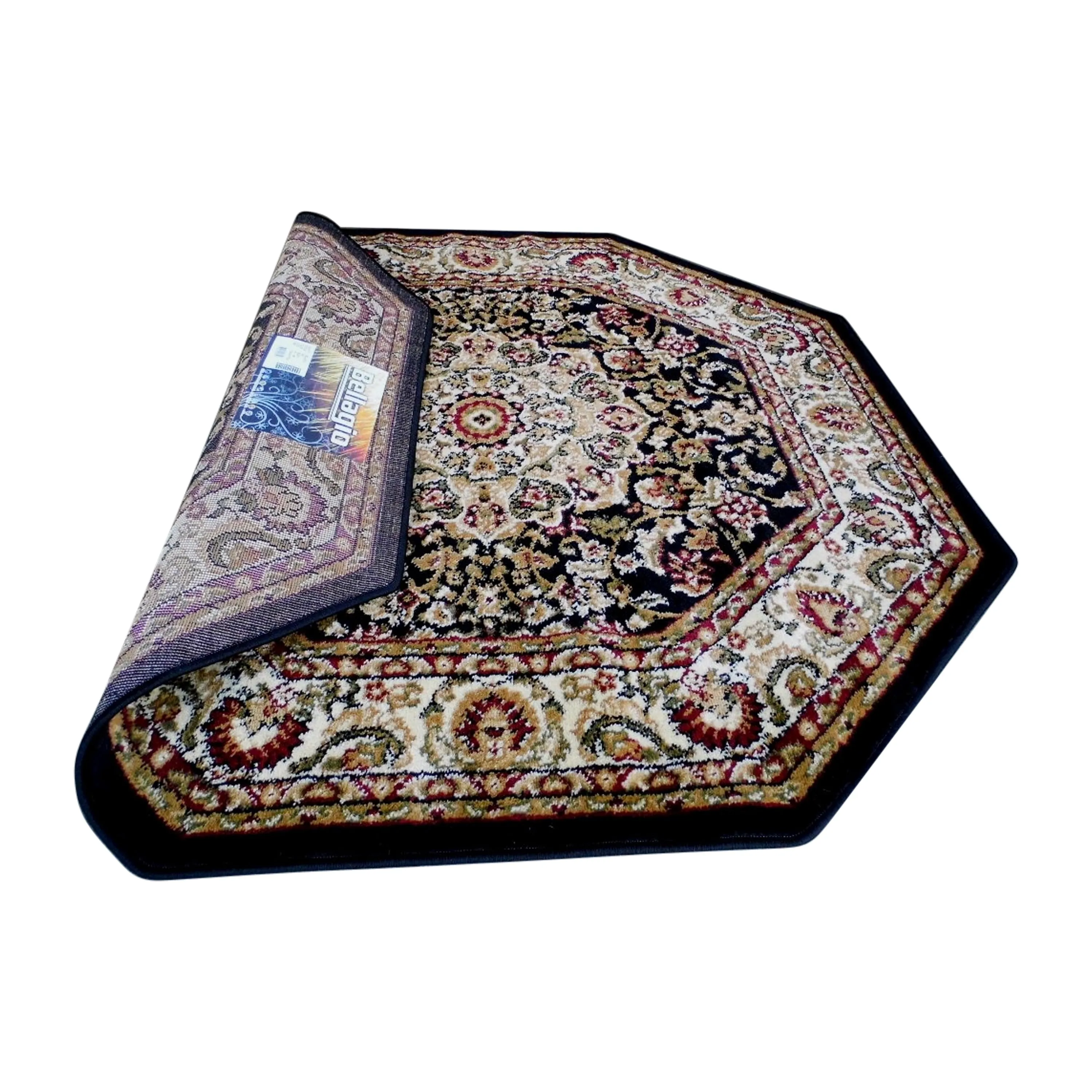 Multipurpose Persian Style Olefin Medallion Motif Area Rug