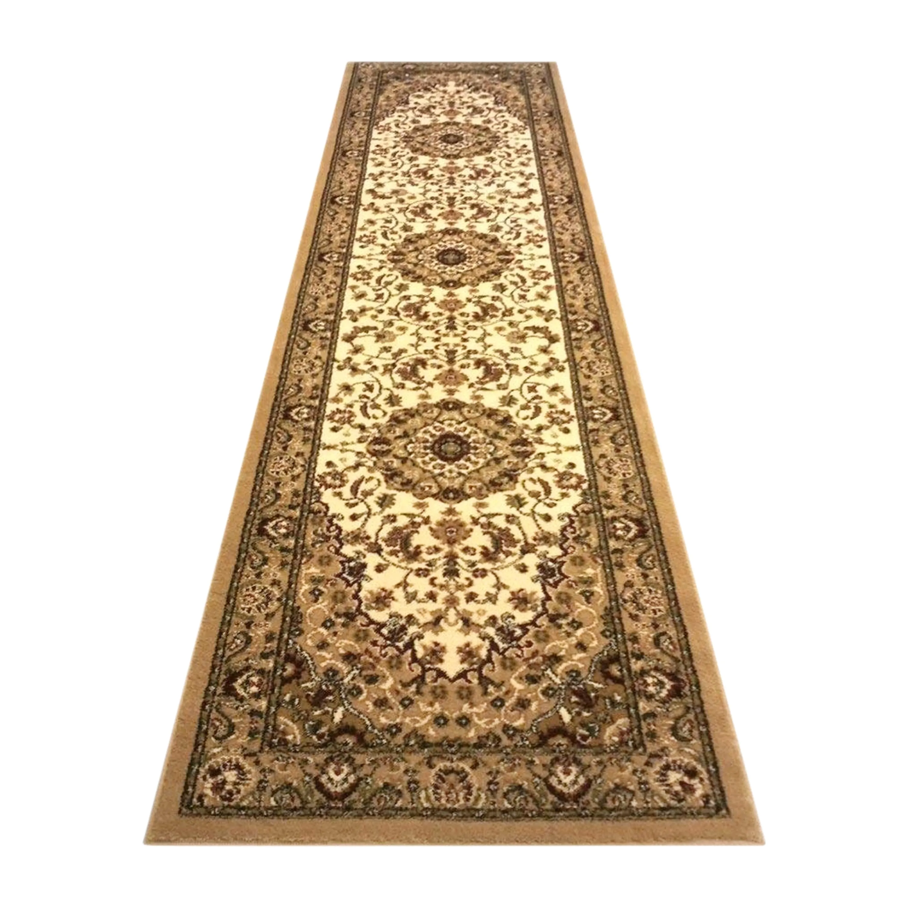 Multipurpose Persian Style Olefin Medallion Motif Area Rug