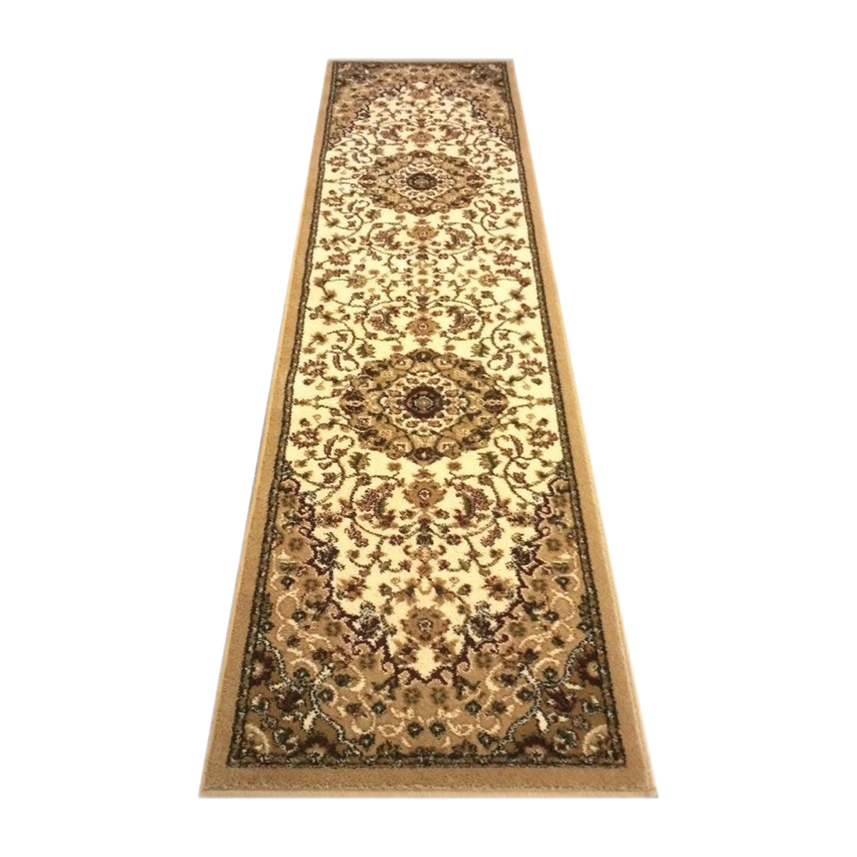 Multipurpose Persian Style Olefin Medallion Motif Area Rug