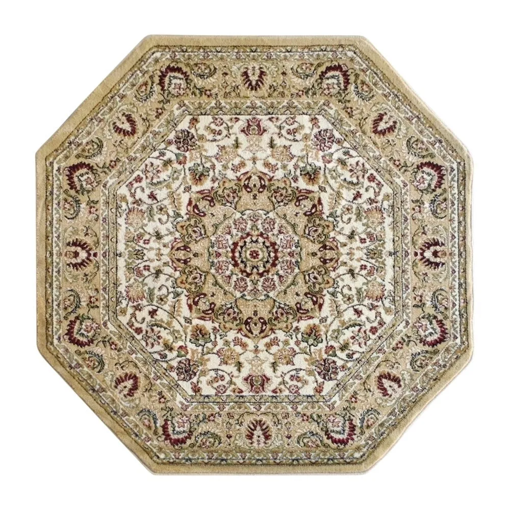 Multipurpose Persian Style Olefin Medallion Motif Area Rug
