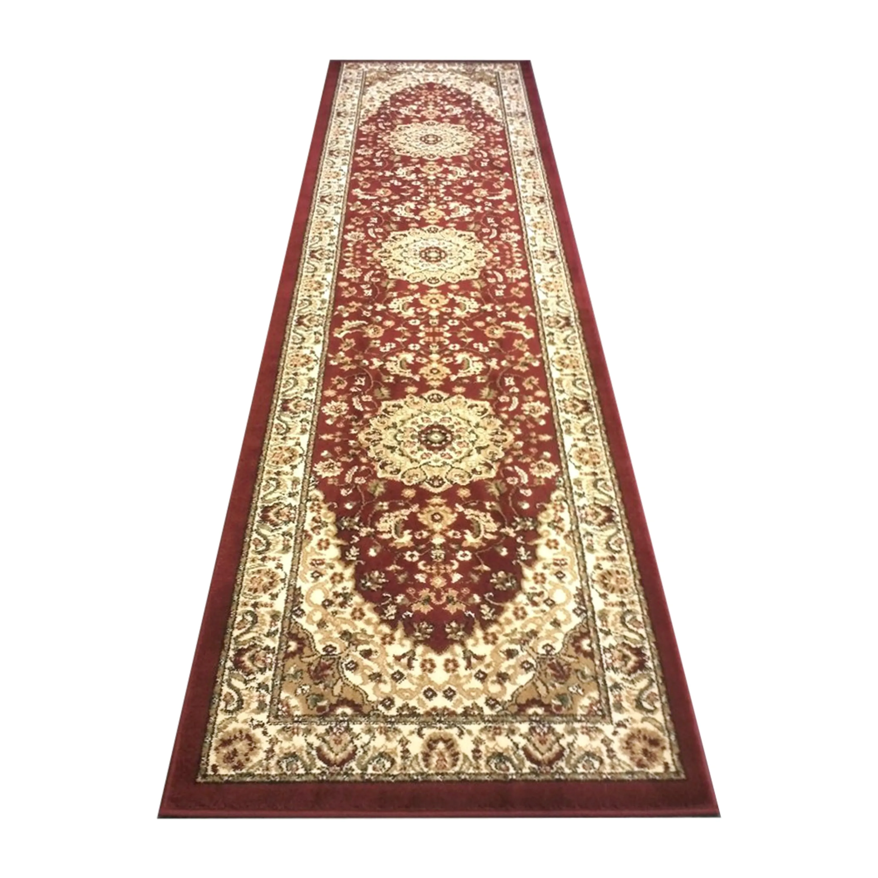 Multipurpose Persian Style Olefin Medallion Motif Area Rug