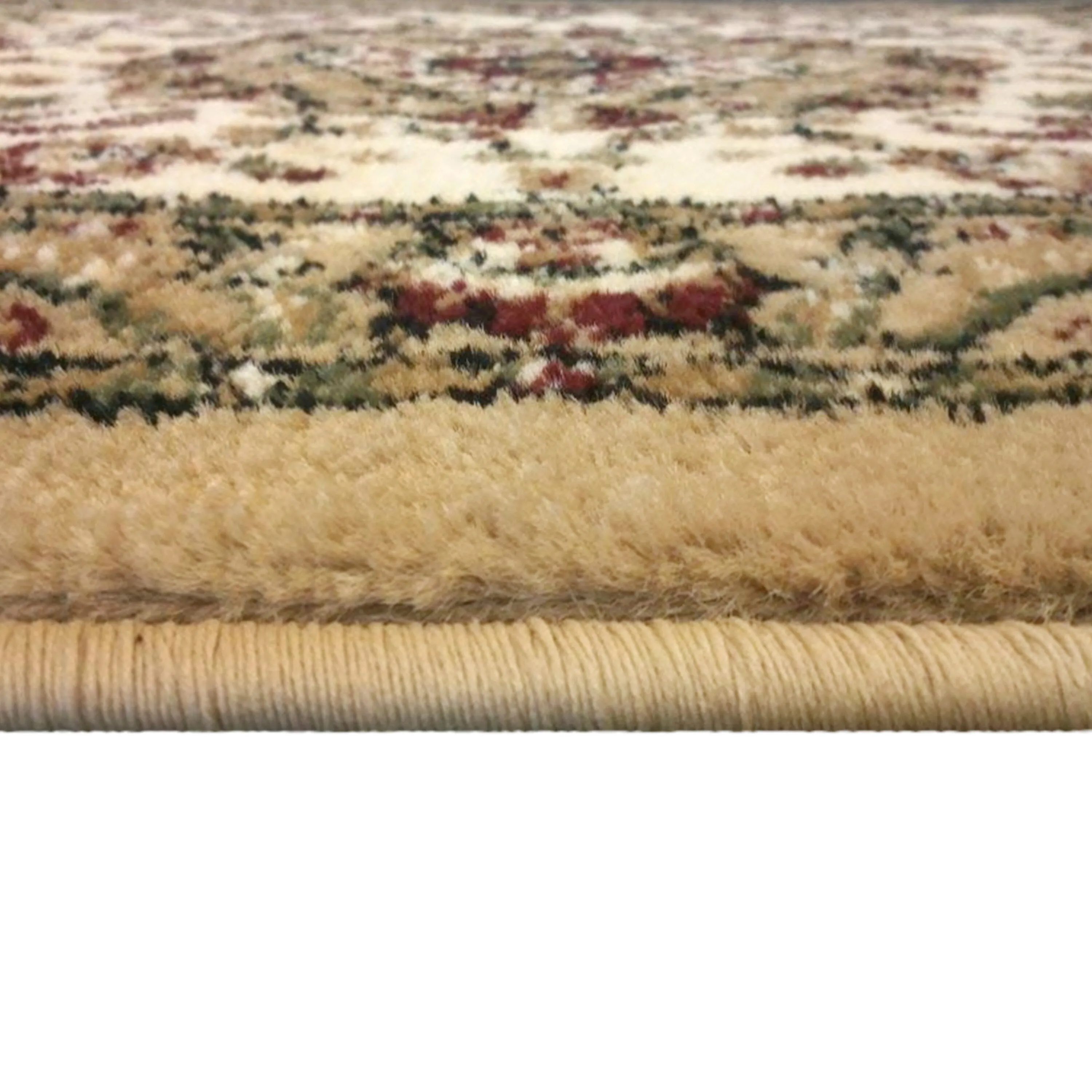 Multipurpose Persian Style Olefin Medallion Motif Area Rug