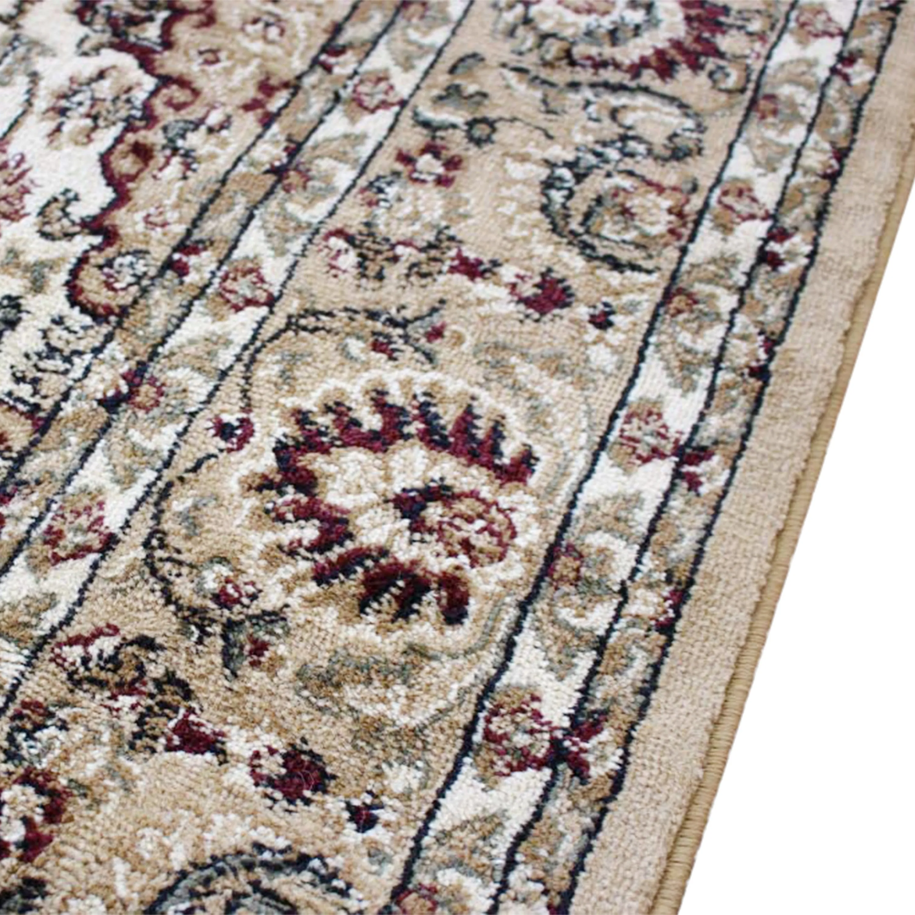 Multipurpose Persian Style Olefin Medallion Motif Area Rug