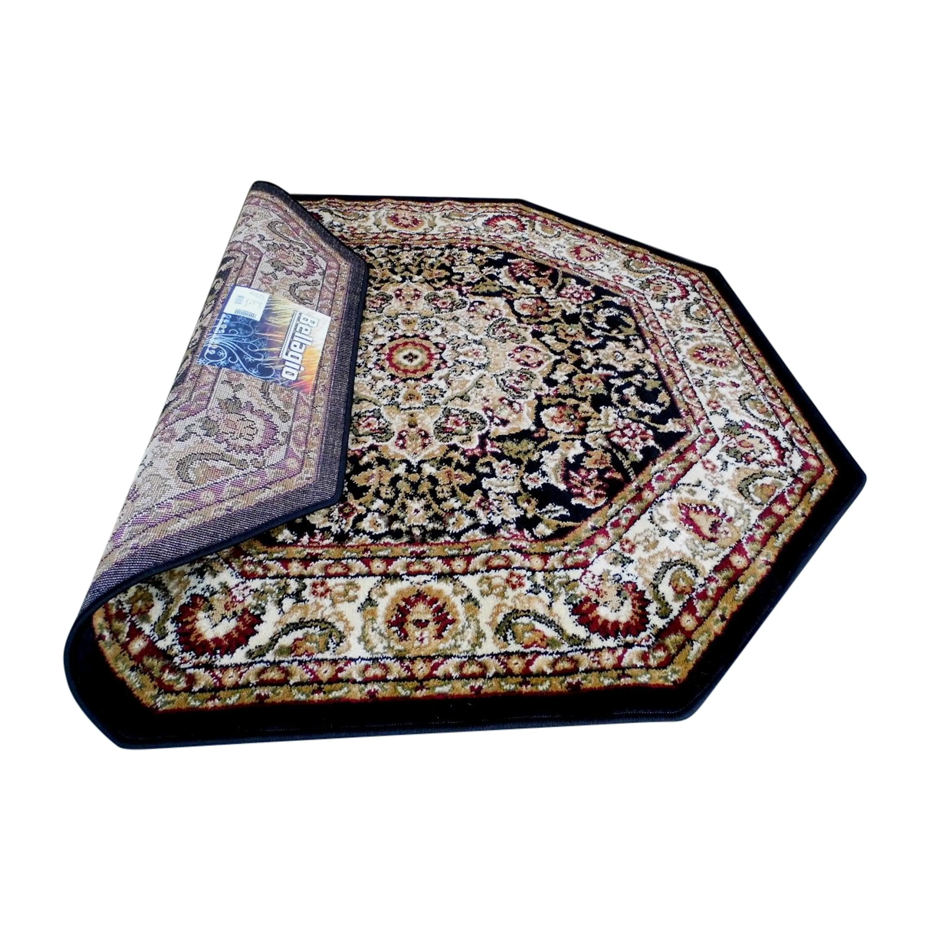 Multipurpose Persian Style Olefin Medallion Motif Area Rug
