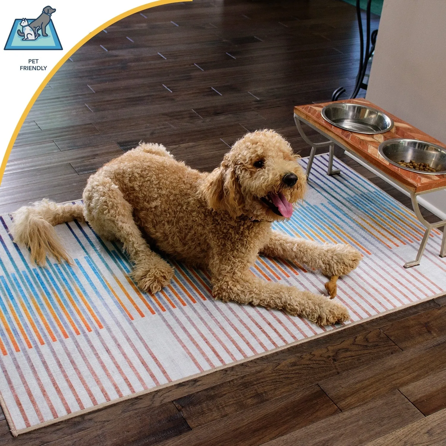 My Magic Carpet Machine Washable Rug Kenya Ruby