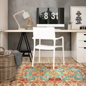 My Magic Carpet Turquoise Machine Washable Area Rug