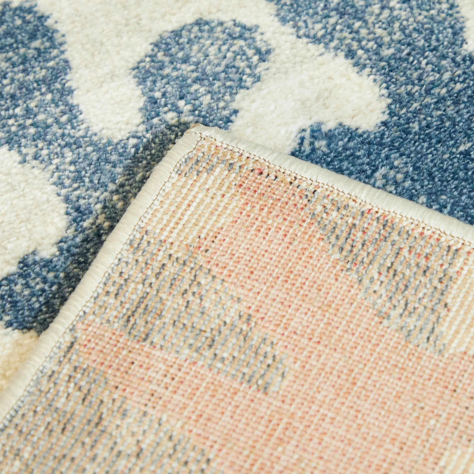 Mylne Coastal Coral Print Area Rug