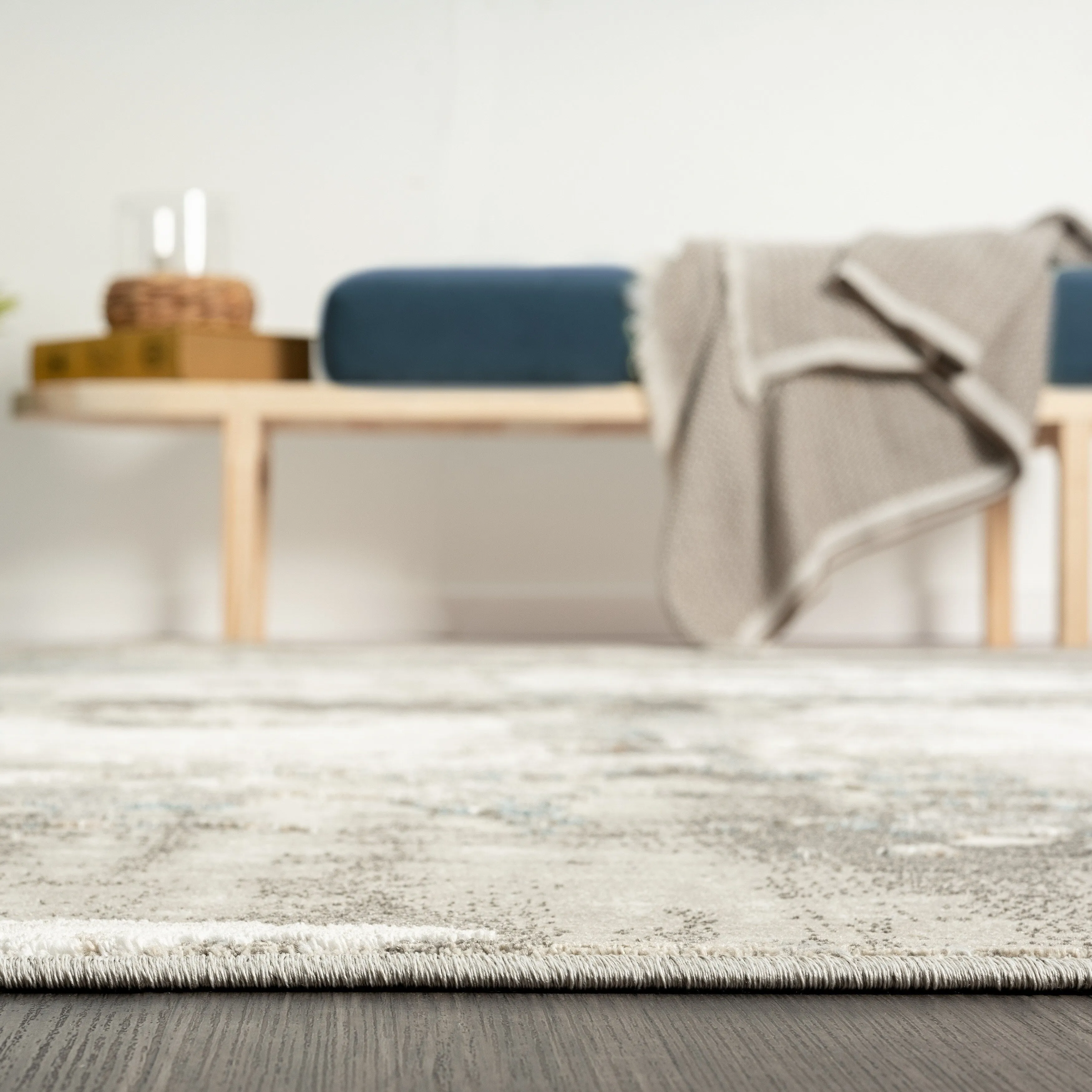 N Natori Serengeti Brushstroke Abstract Area Rug
