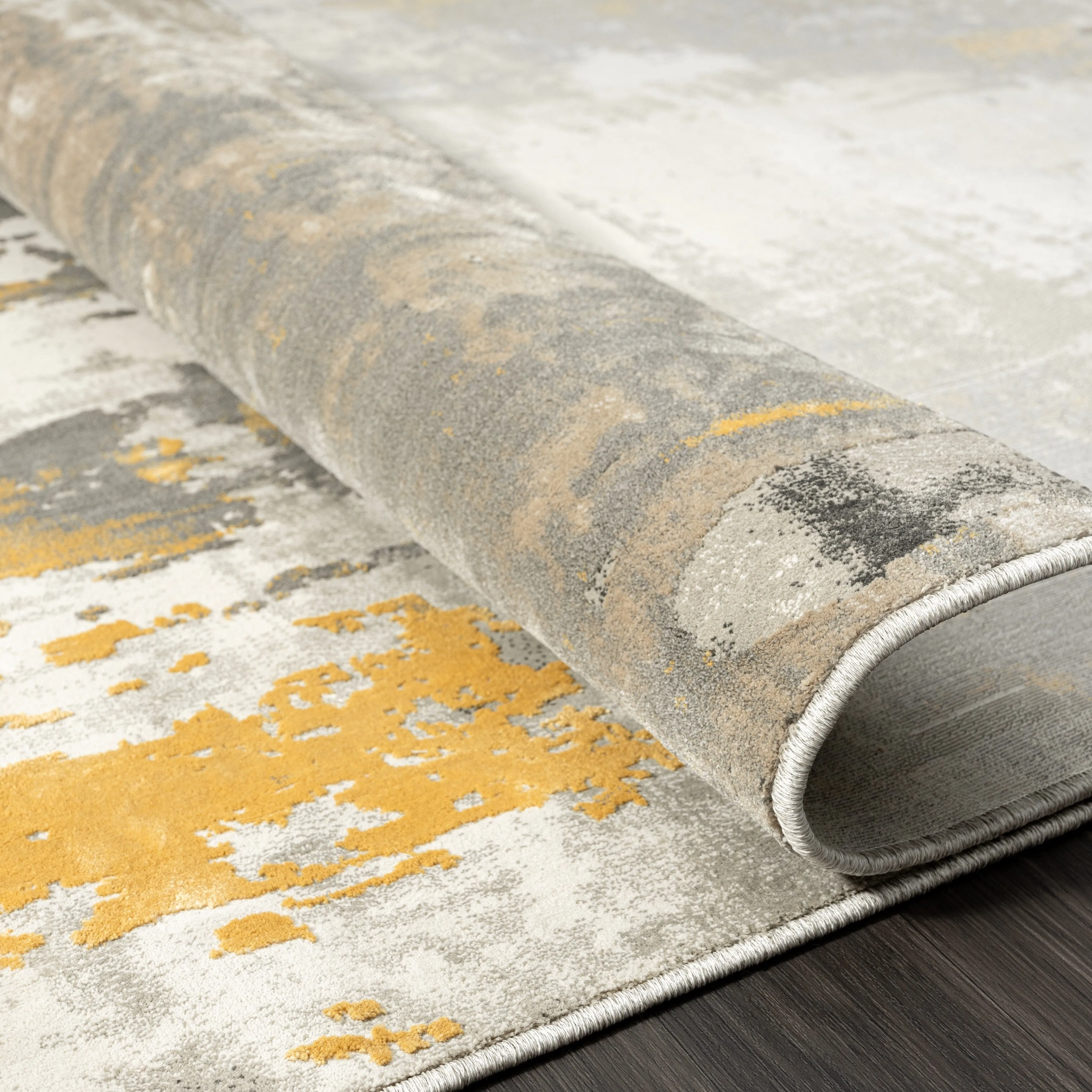 N Natori Serengeti Brushstroke Abstract Area Rug