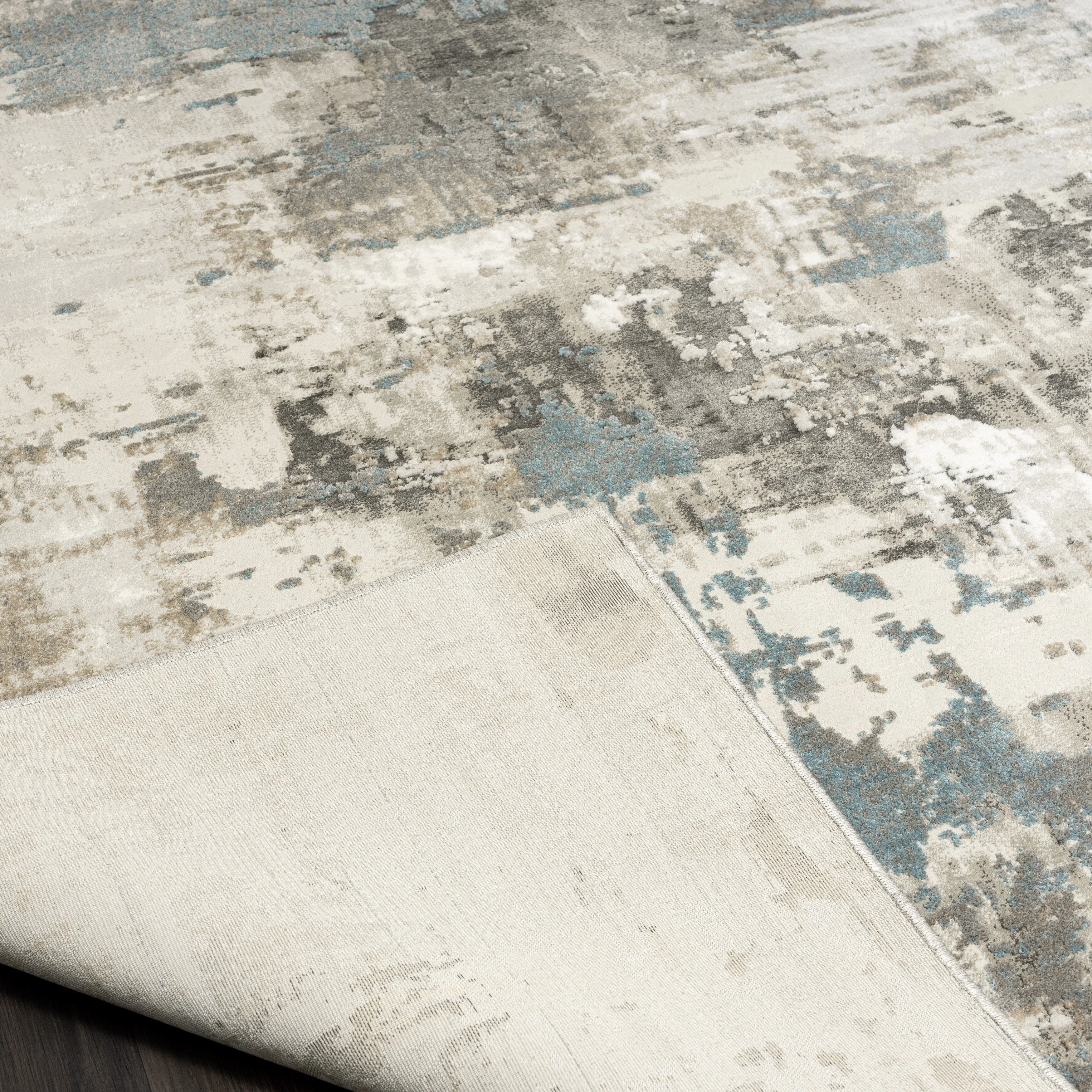 N Natori Serengeti Brushstroke Abstract Area Rug