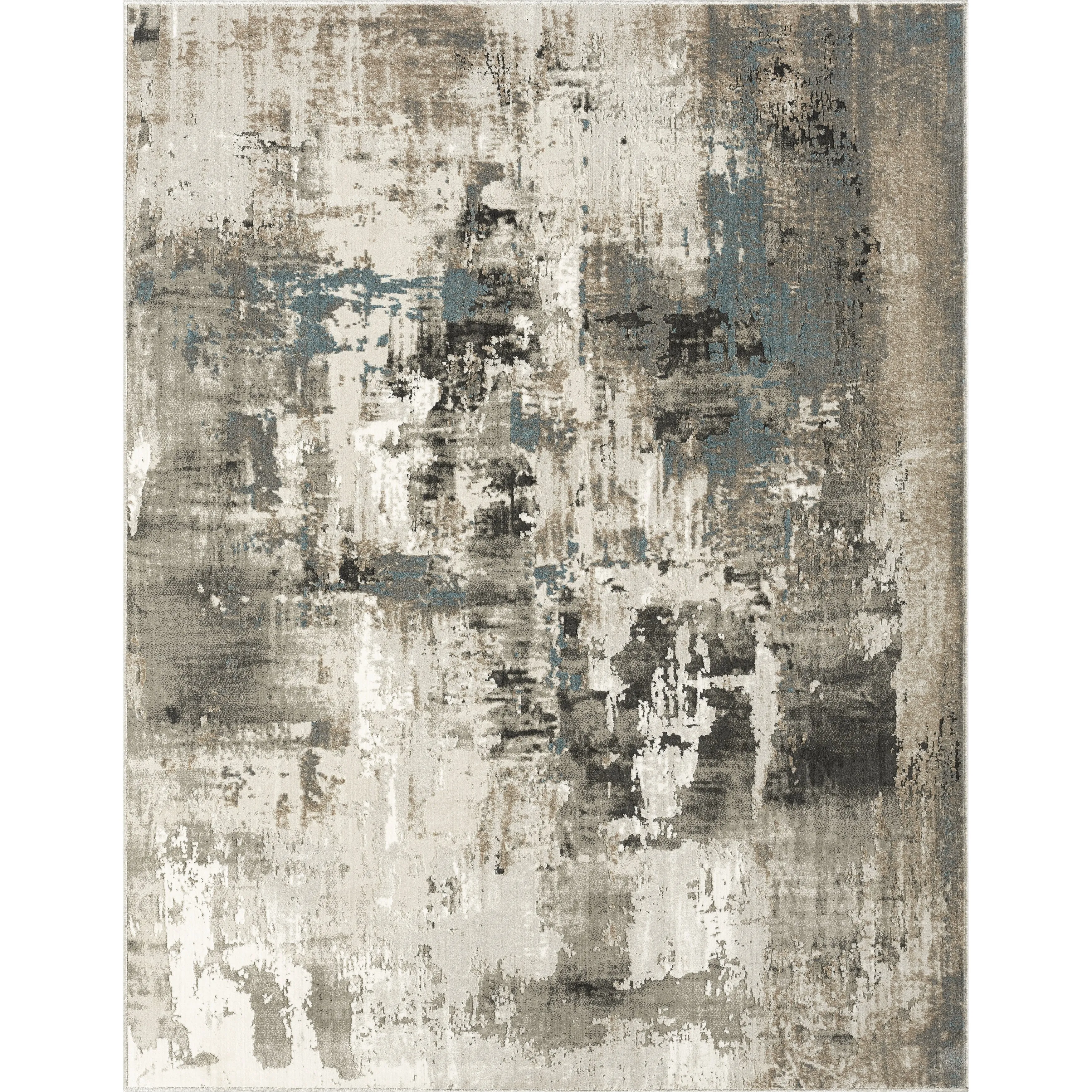 N Natori Serengeti Brushstroke Abstract Area Rug