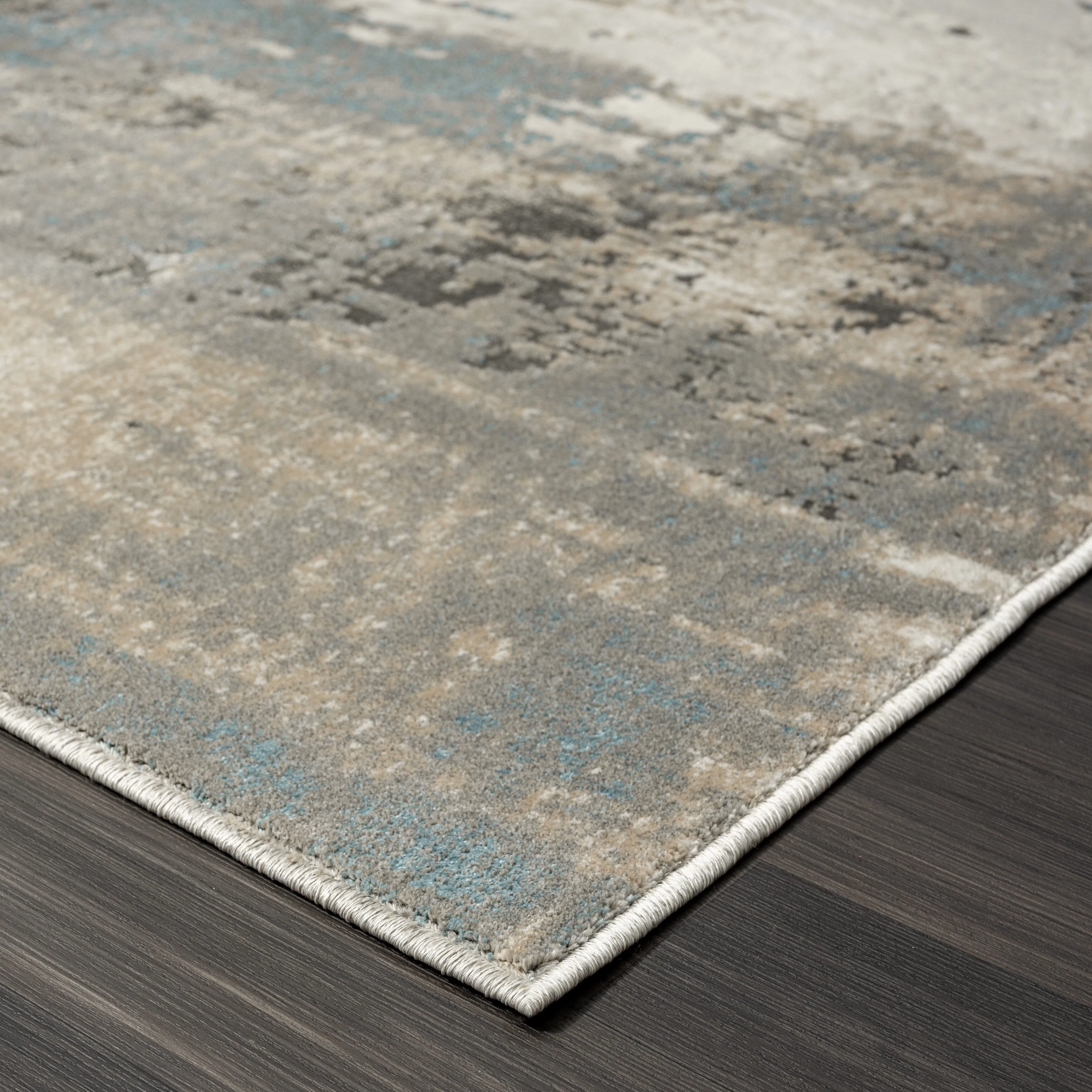 N Natori Serengeti Brushstroke Abstract Area Rug