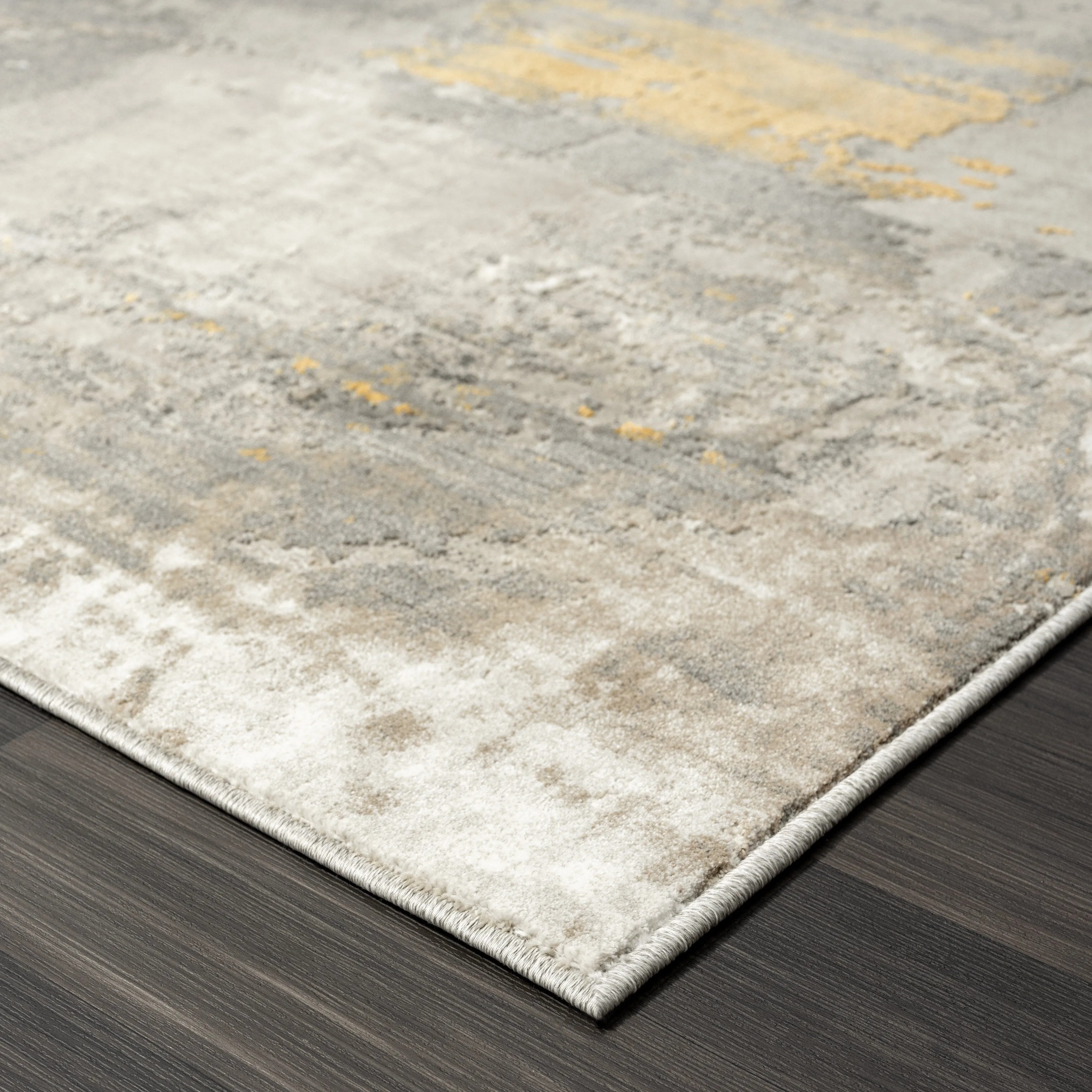 N Natori Serengeti Brushstroke Abstract Area Rug