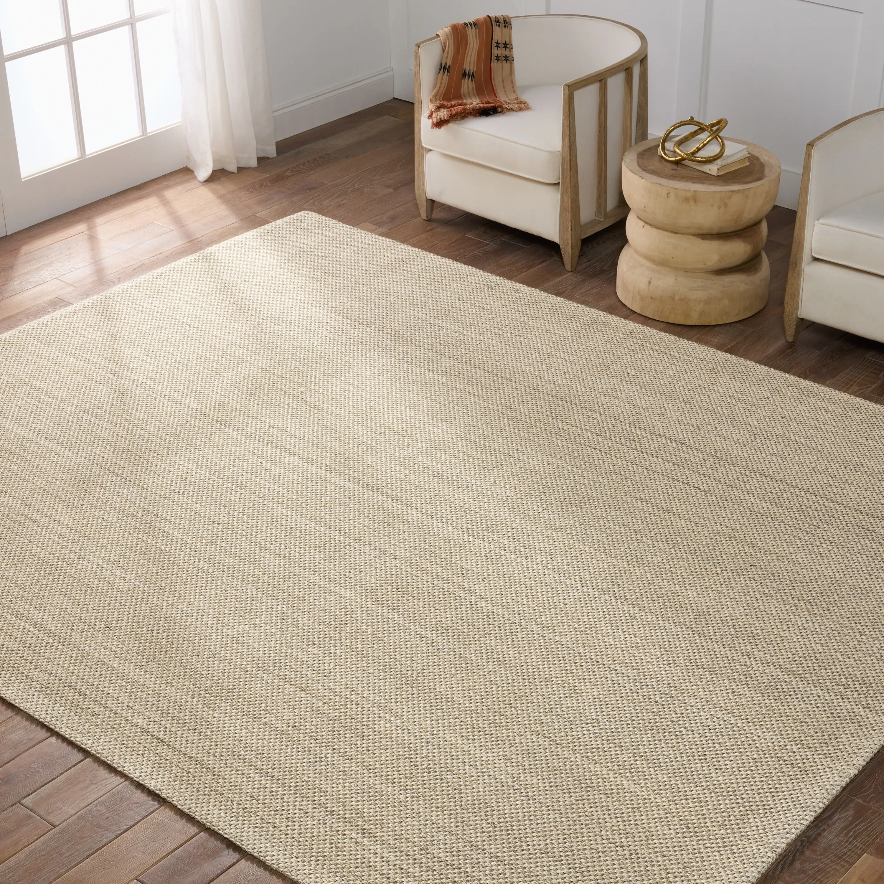 Nalani Handmade Natural Solid Area Rug