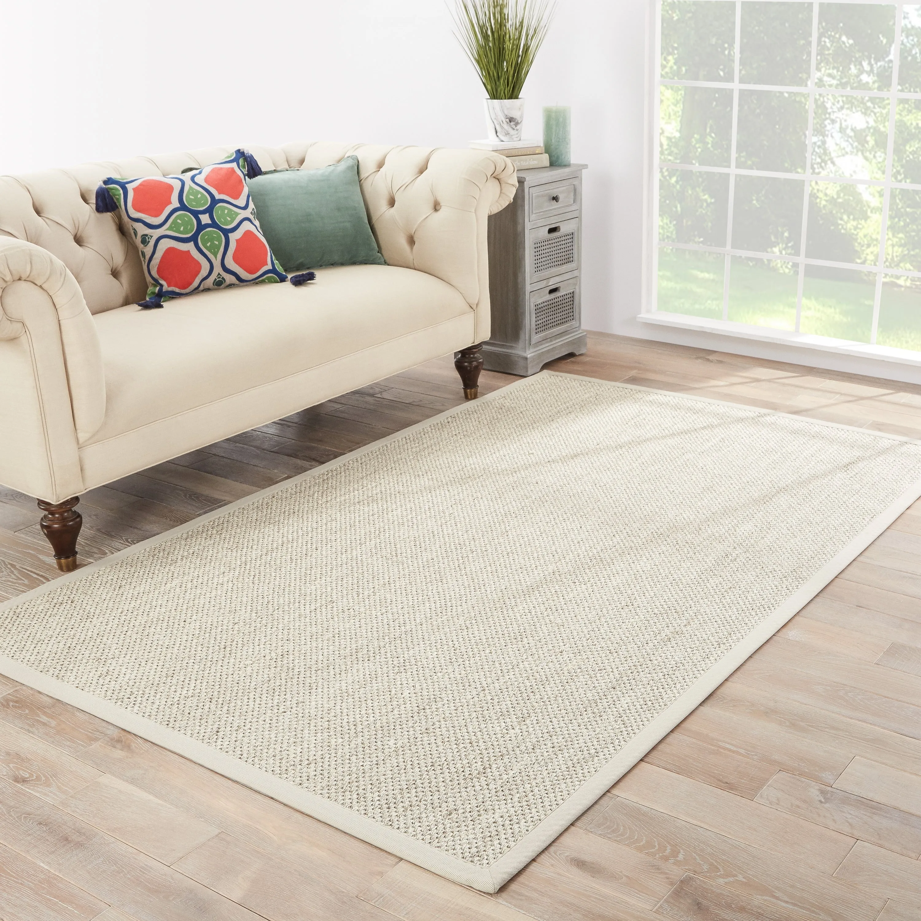 Nalani Handmade Natural Solid Area Rug
