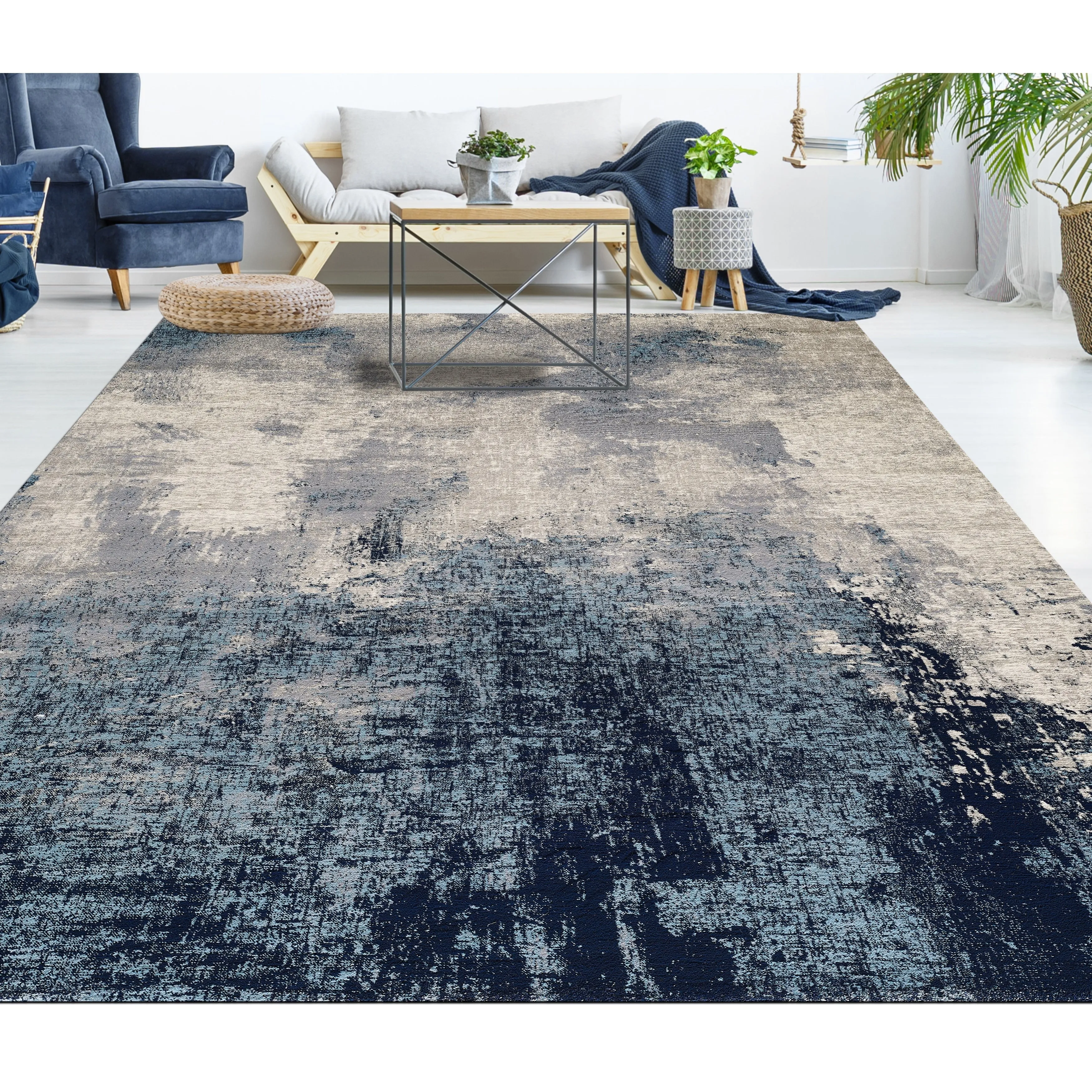 Noori Rug Lagoon Alice Distressed Abstract Modern Area Rug