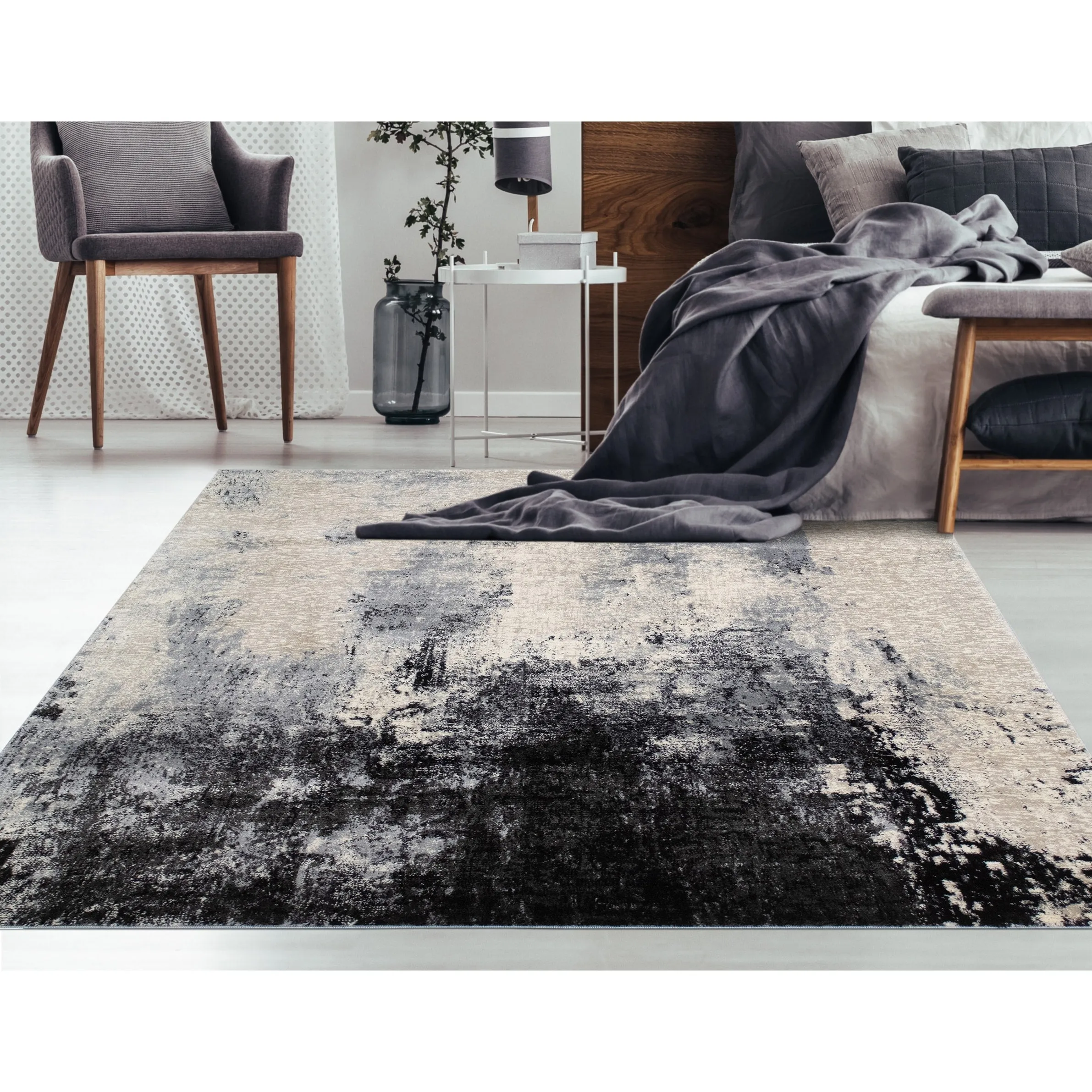 Noori Rug Lagoon Alice Distressed Abstract Modern Area Rug