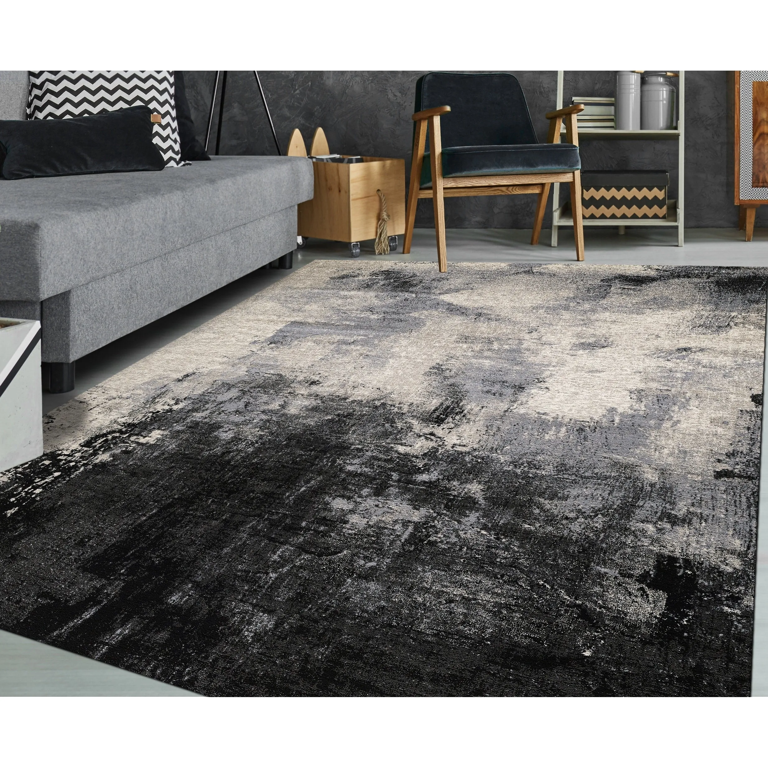 Noori Rug Lagoon Alice Distressed Abstract Modern Area Rug
