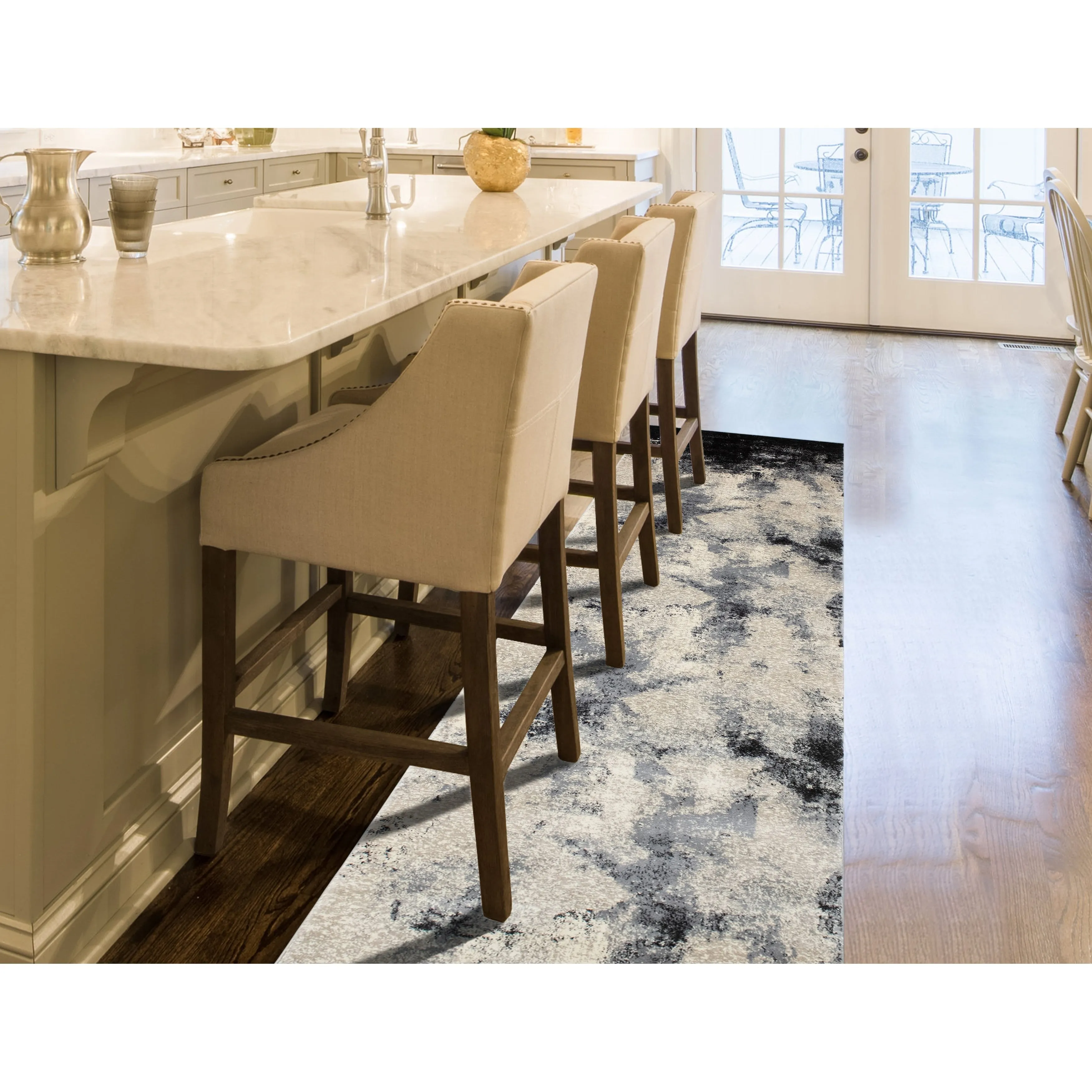 Noori Rug Lagoon Alice Distressed Abstract Modern Area Rug