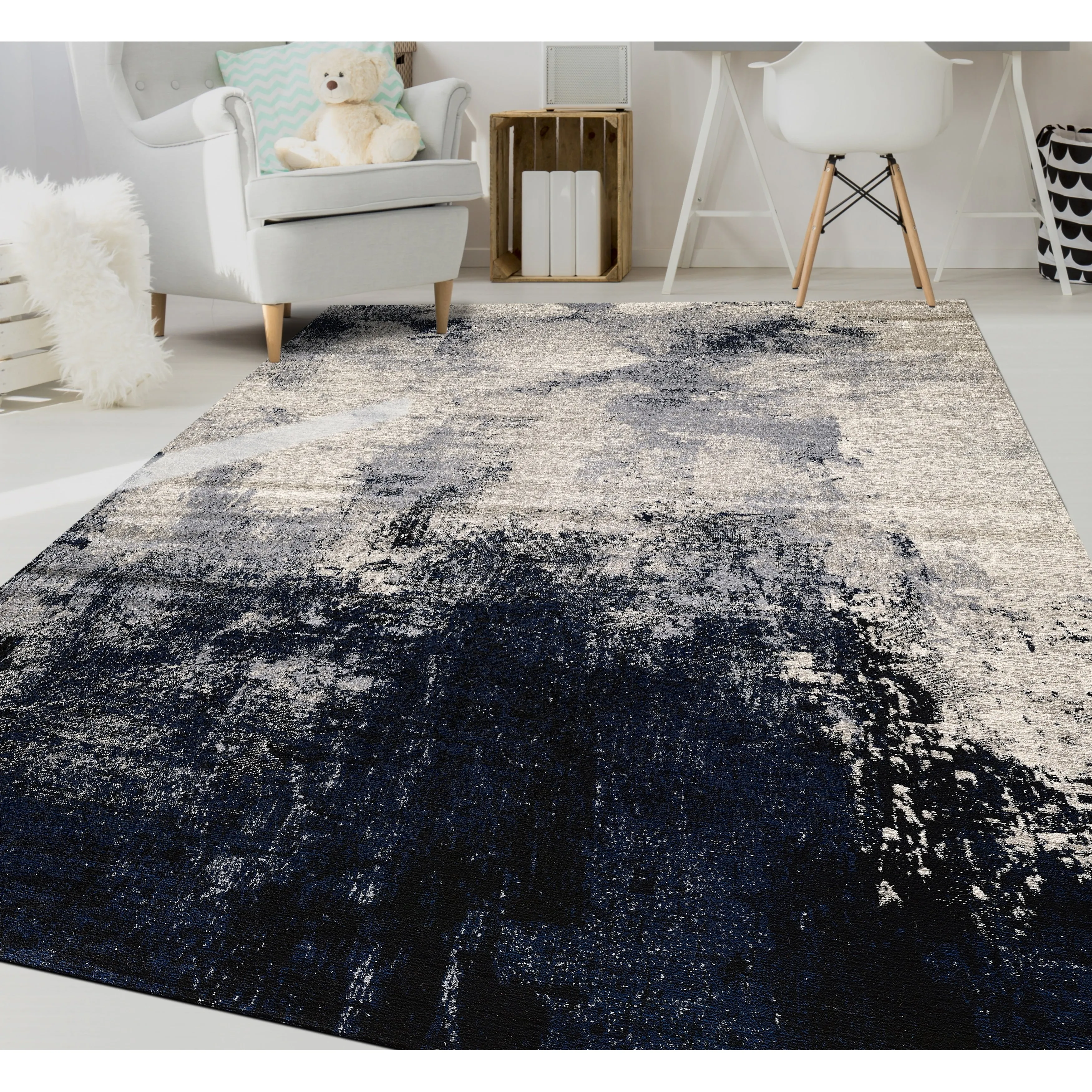 Noori Rug Lagoon Alice Distressed Abstract Modern Area Rug