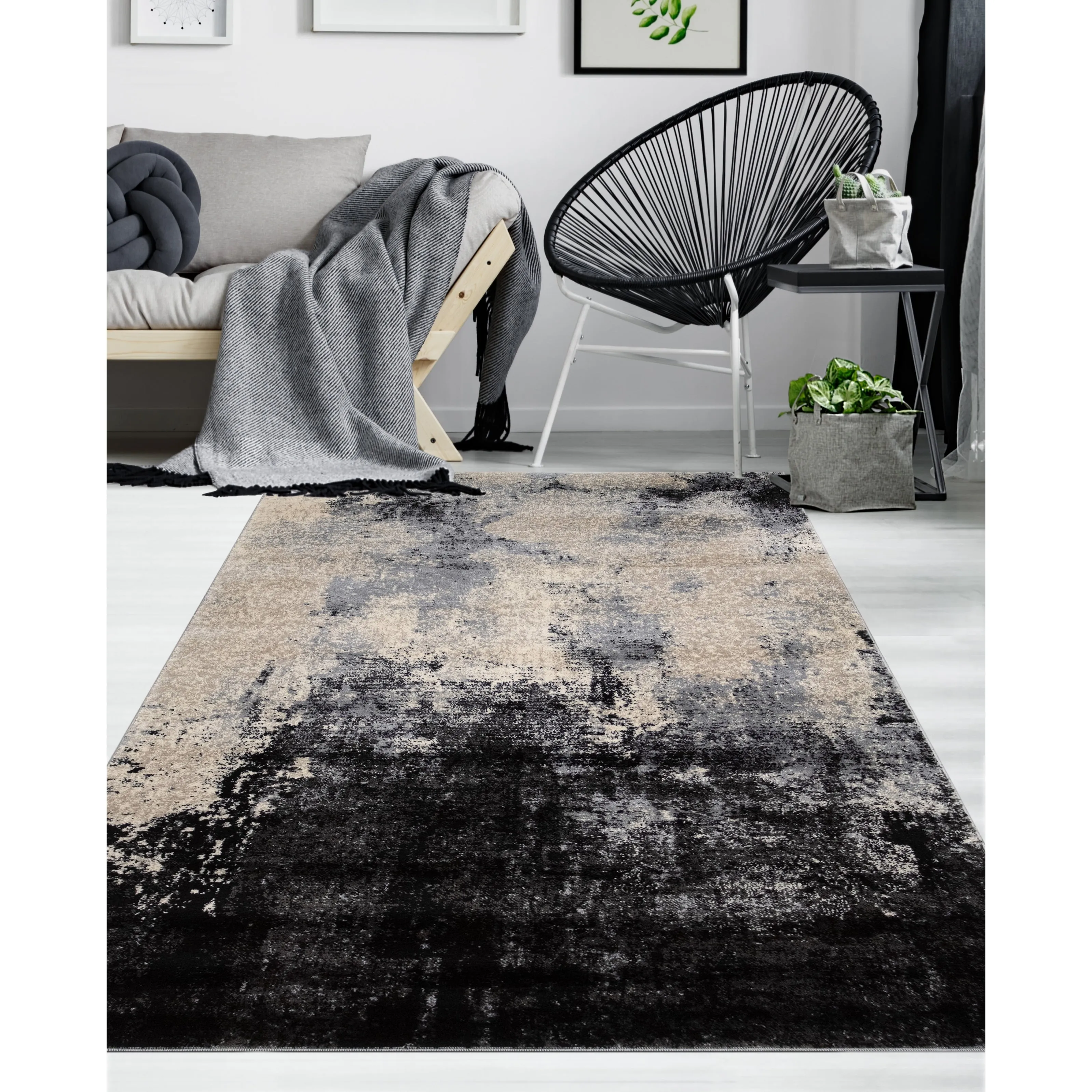 Noori Rug Lagoon Alice Distressed Abstract Modern Area Rug