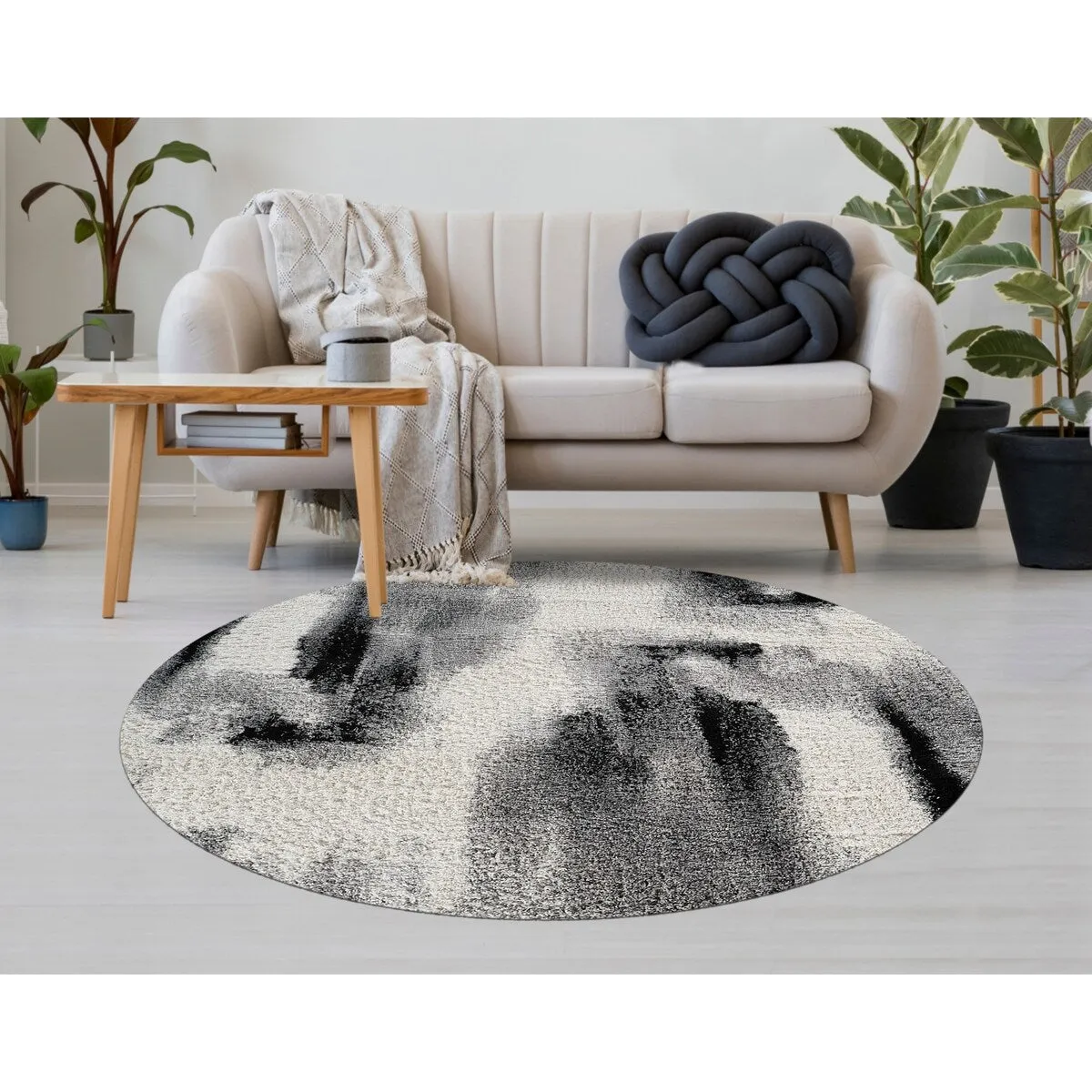 Noori Rug Lux Gordon Abstract Modern 2-inch Thick Shag Rug
