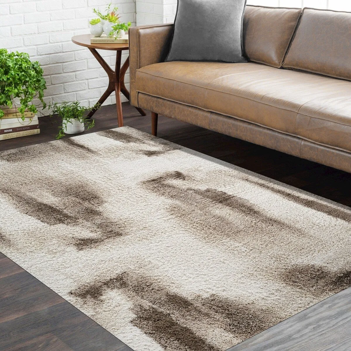 Noori Rug Lux Gordon Abstract Modern 2-inch Thick Shag Rug