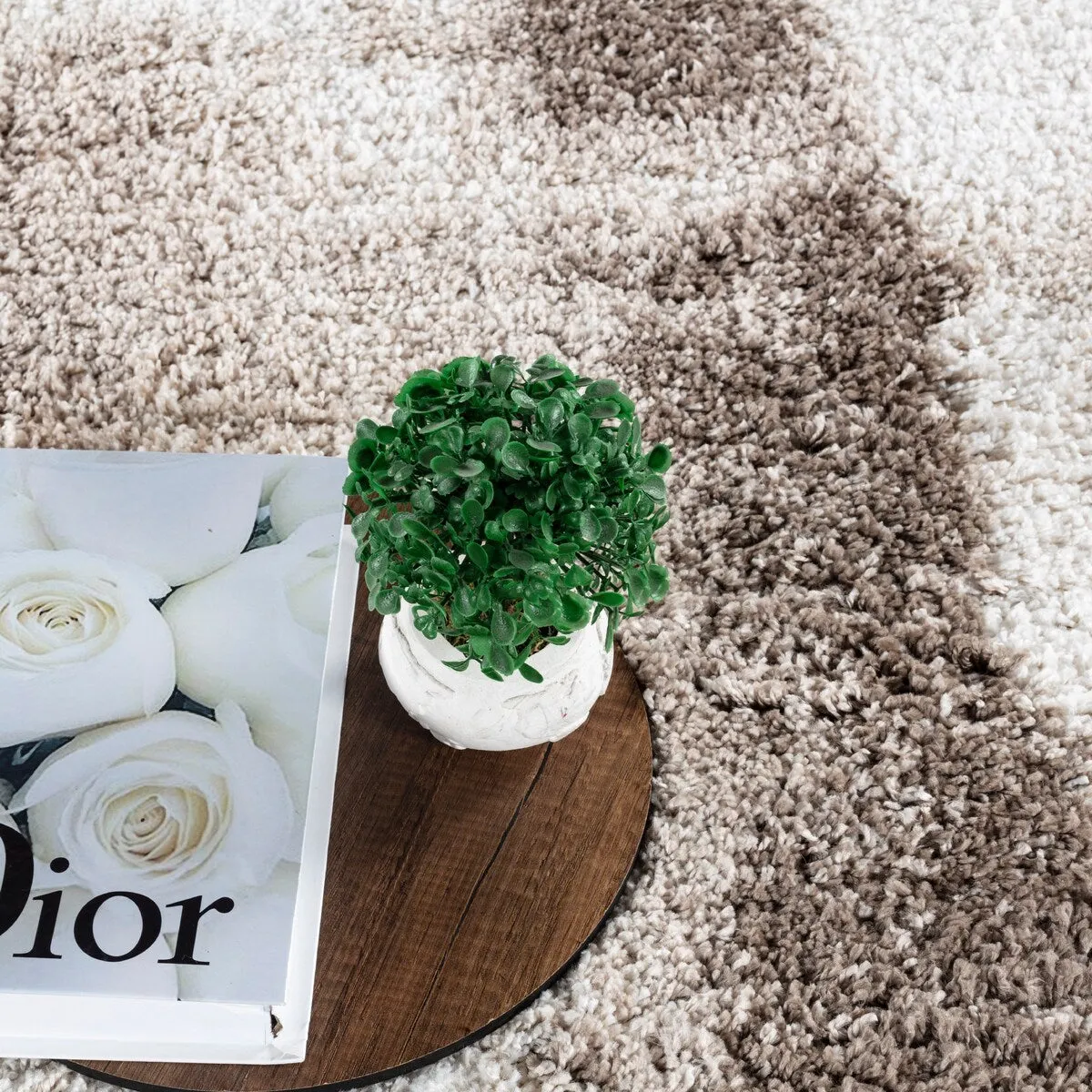 Noori Rug Lux Gordon Abstract Modern 2-inch Thick Shag Rug