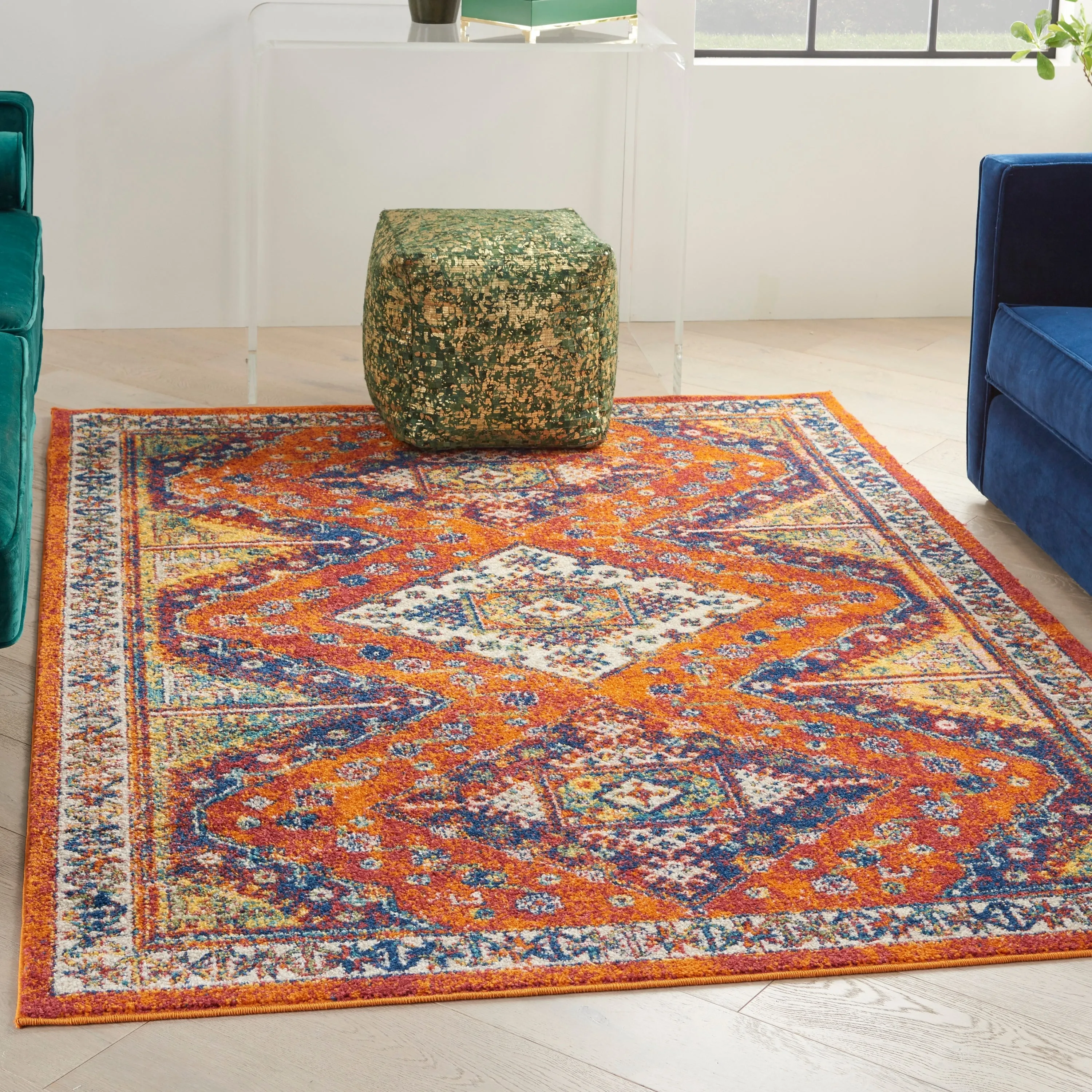 Nourison Allur Boho Tribal Geometric Area Rug