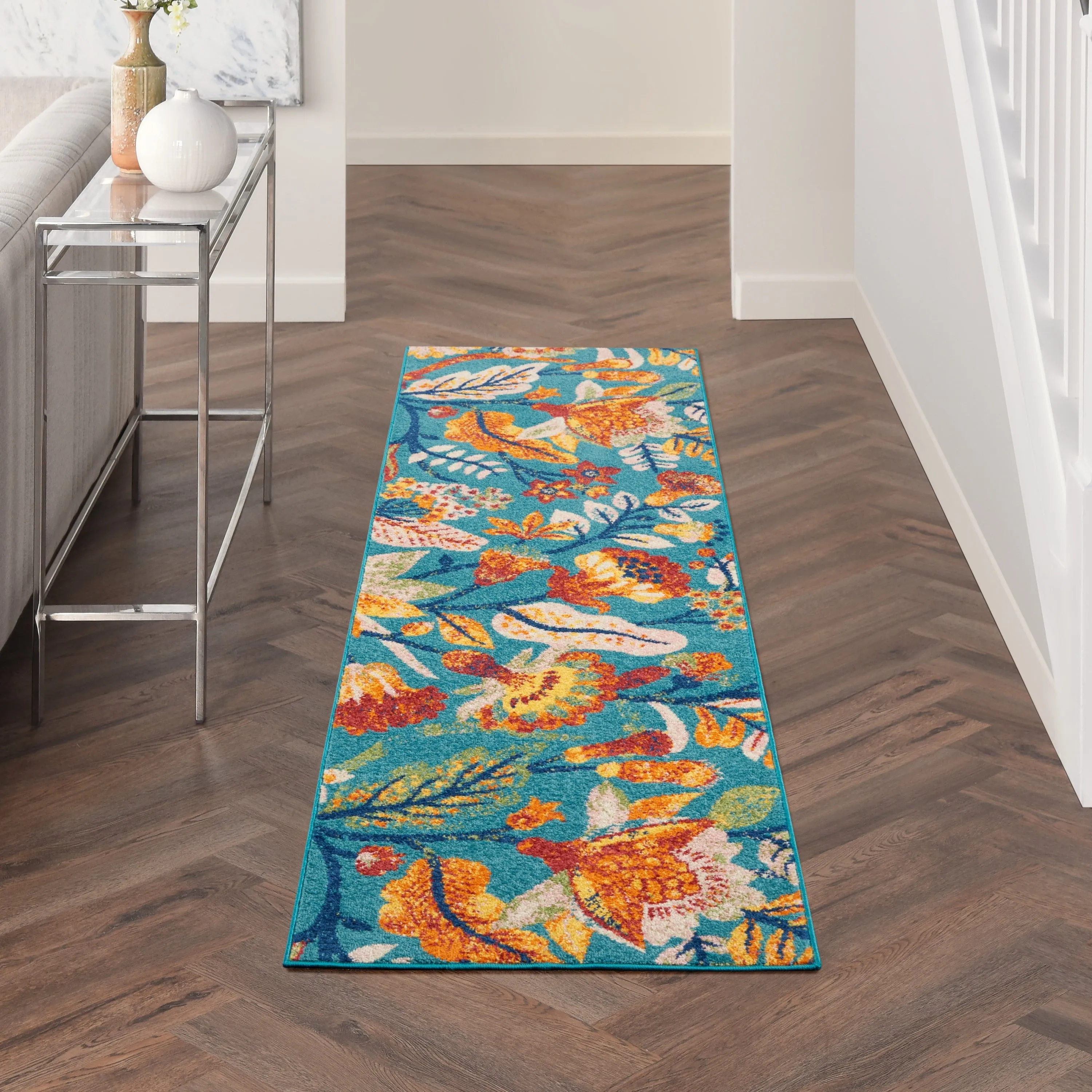 Nourison Allur Modern Floral Botanical Area Rug