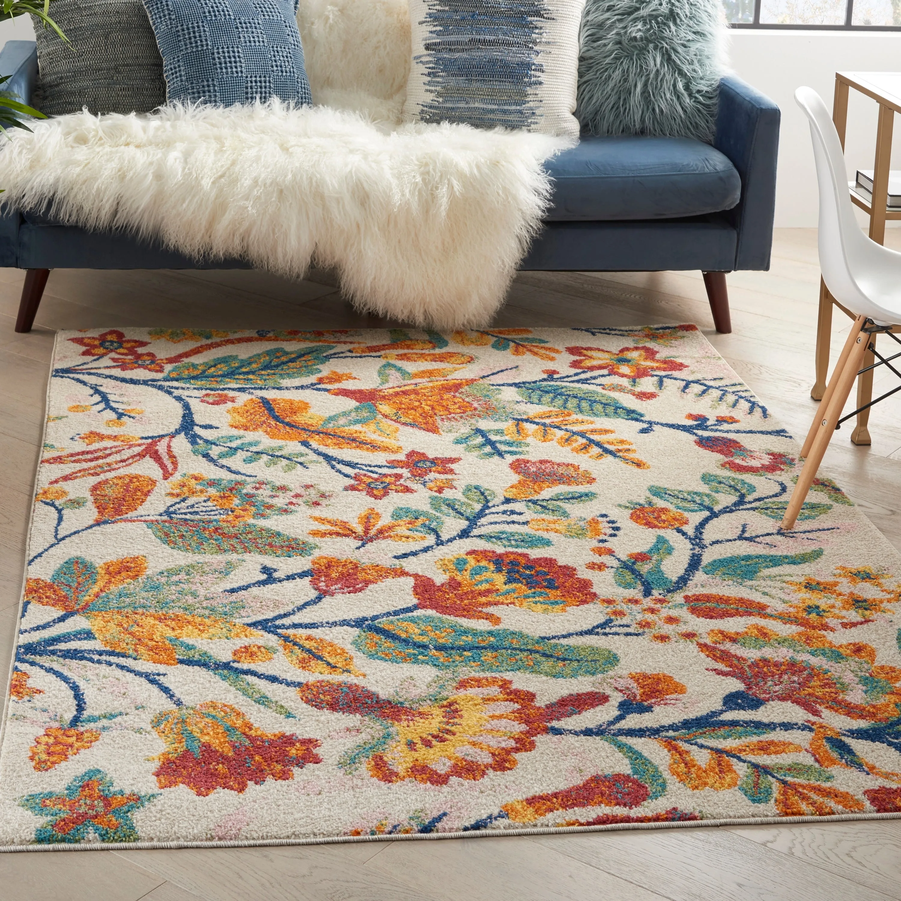Nourison Allur Modern Floral Botanical Area Rug