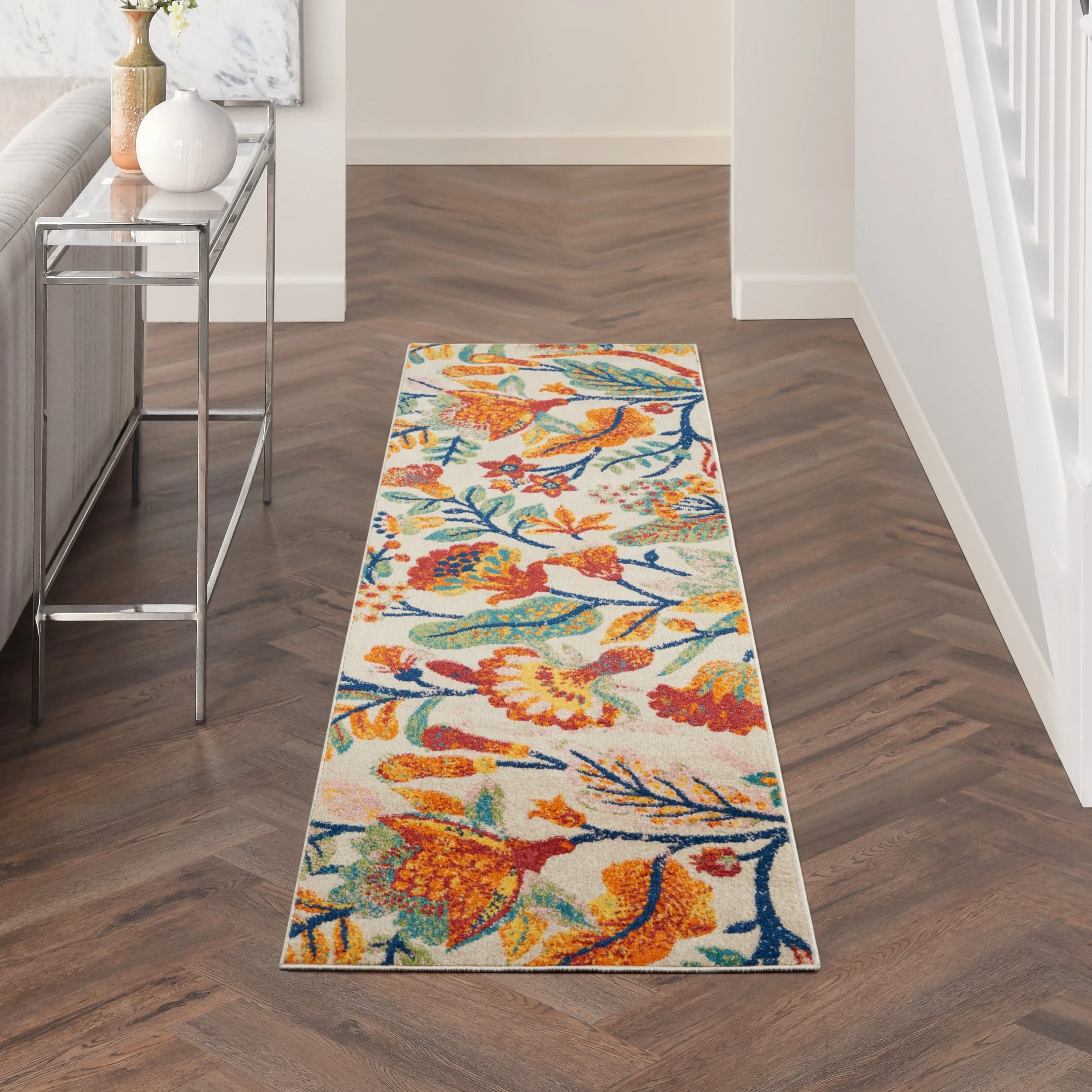 Nourison Allur Modern Floral Botanical Area Rug