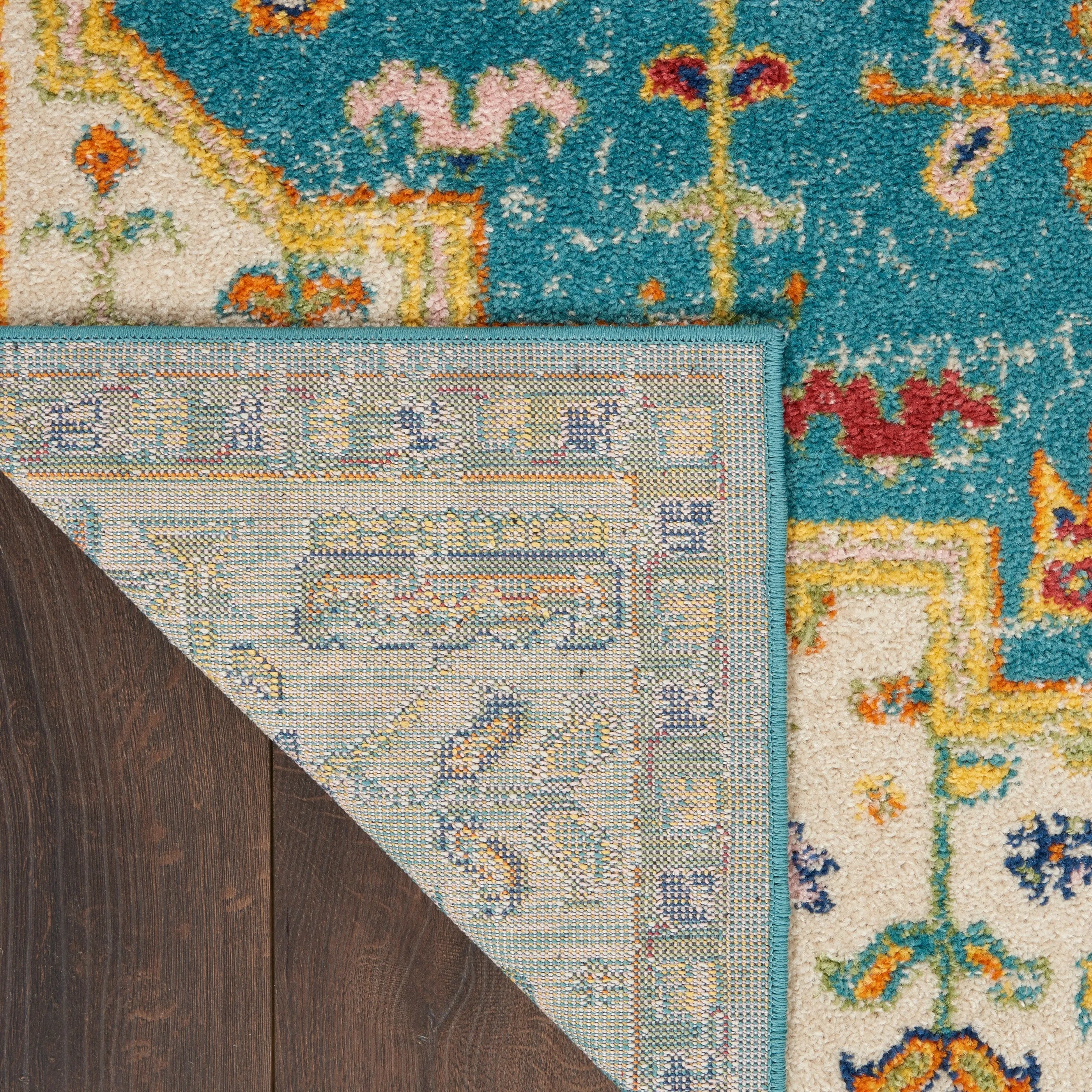 Nourison Allur Modern Persian Boho Floral Medallion Area Rug